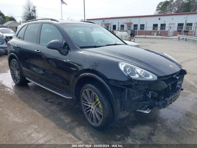 PORSCHE CAYENNE E-HYBRID 2017 wp1ae2a25hla71446