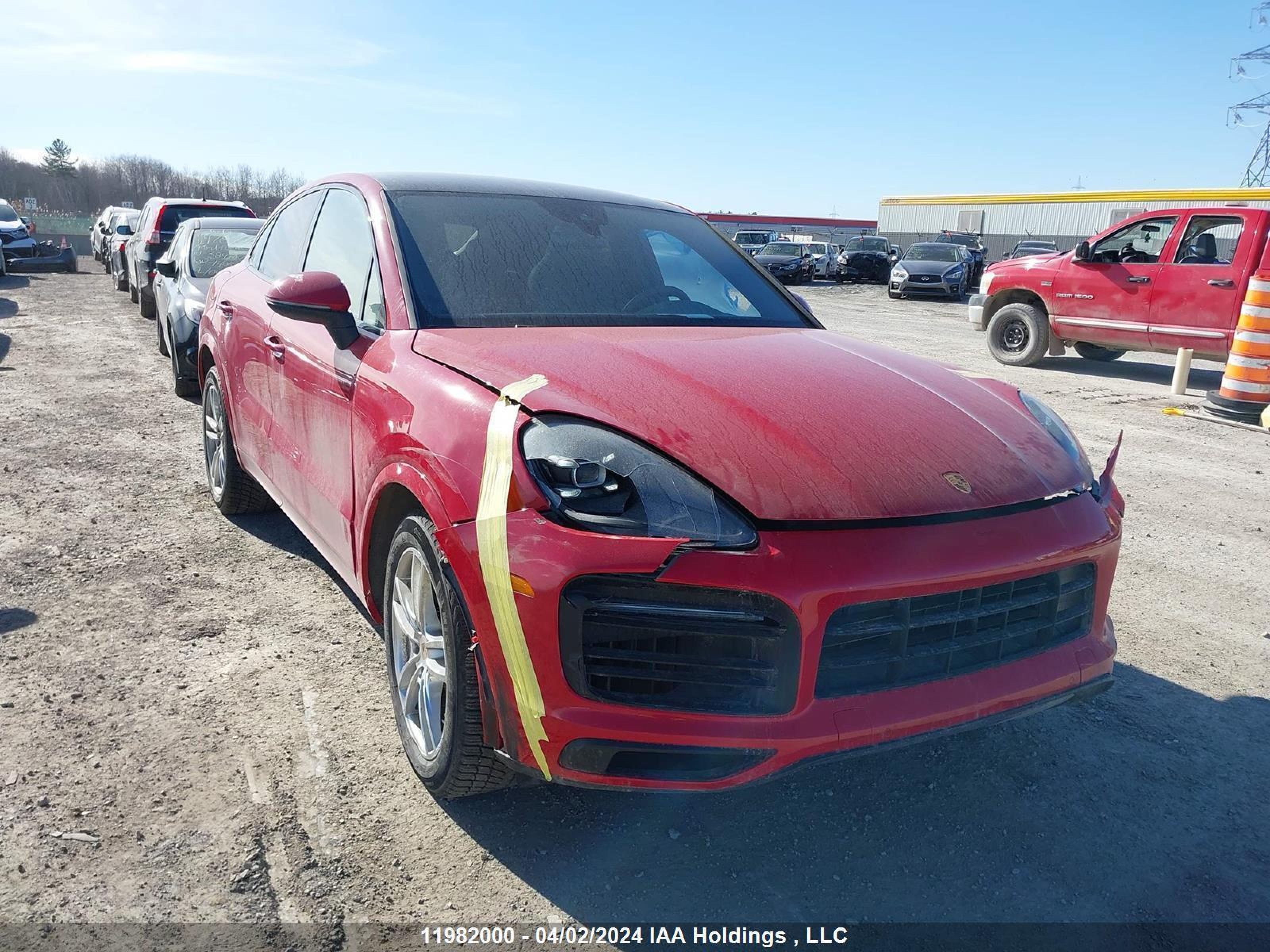 PORSCHE CAYENNE 2022 wp1ba2ay7nda49877