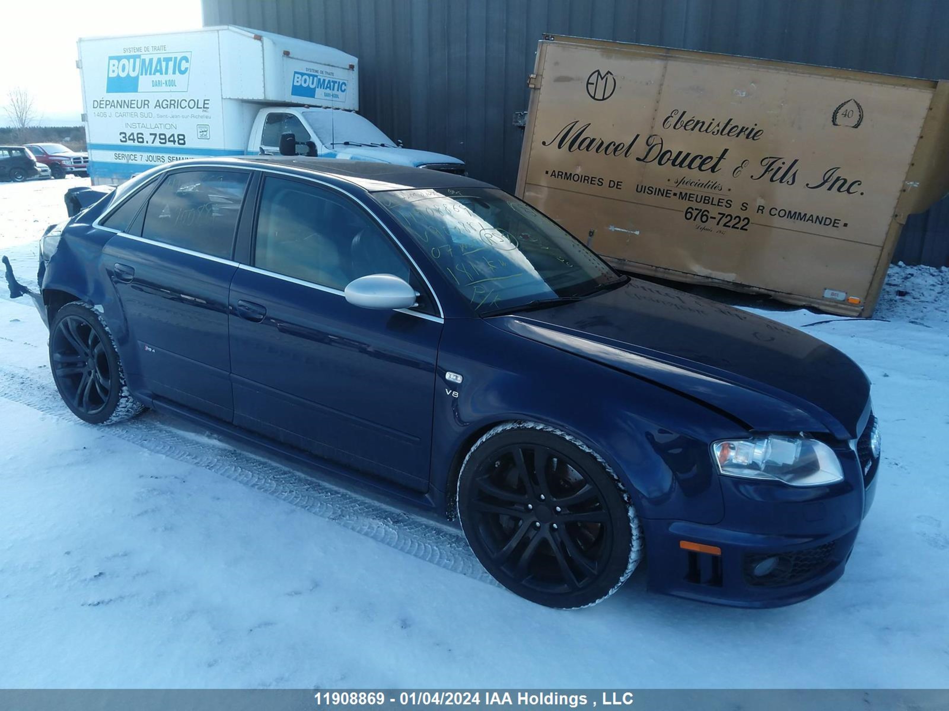 AUDI RS4 2007 wuaru78e37n900881