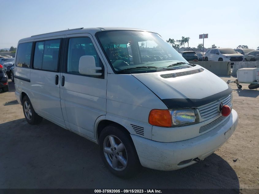 VOLKSWAGEN EUROVAN 2002 wv2kb47082h074630