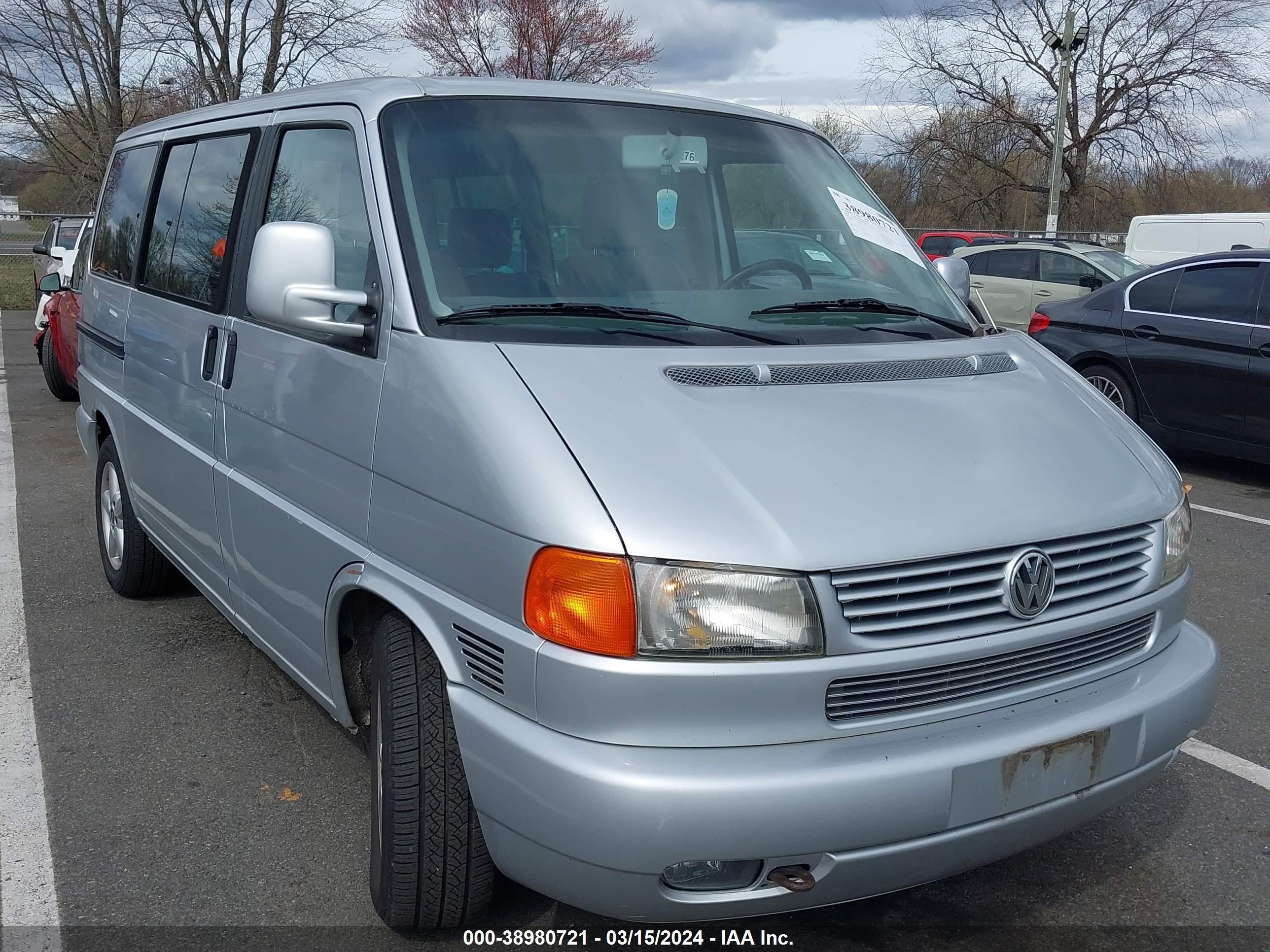 VOLKSWAGEN EUROVAN 2003 wv2kb470x3h038634