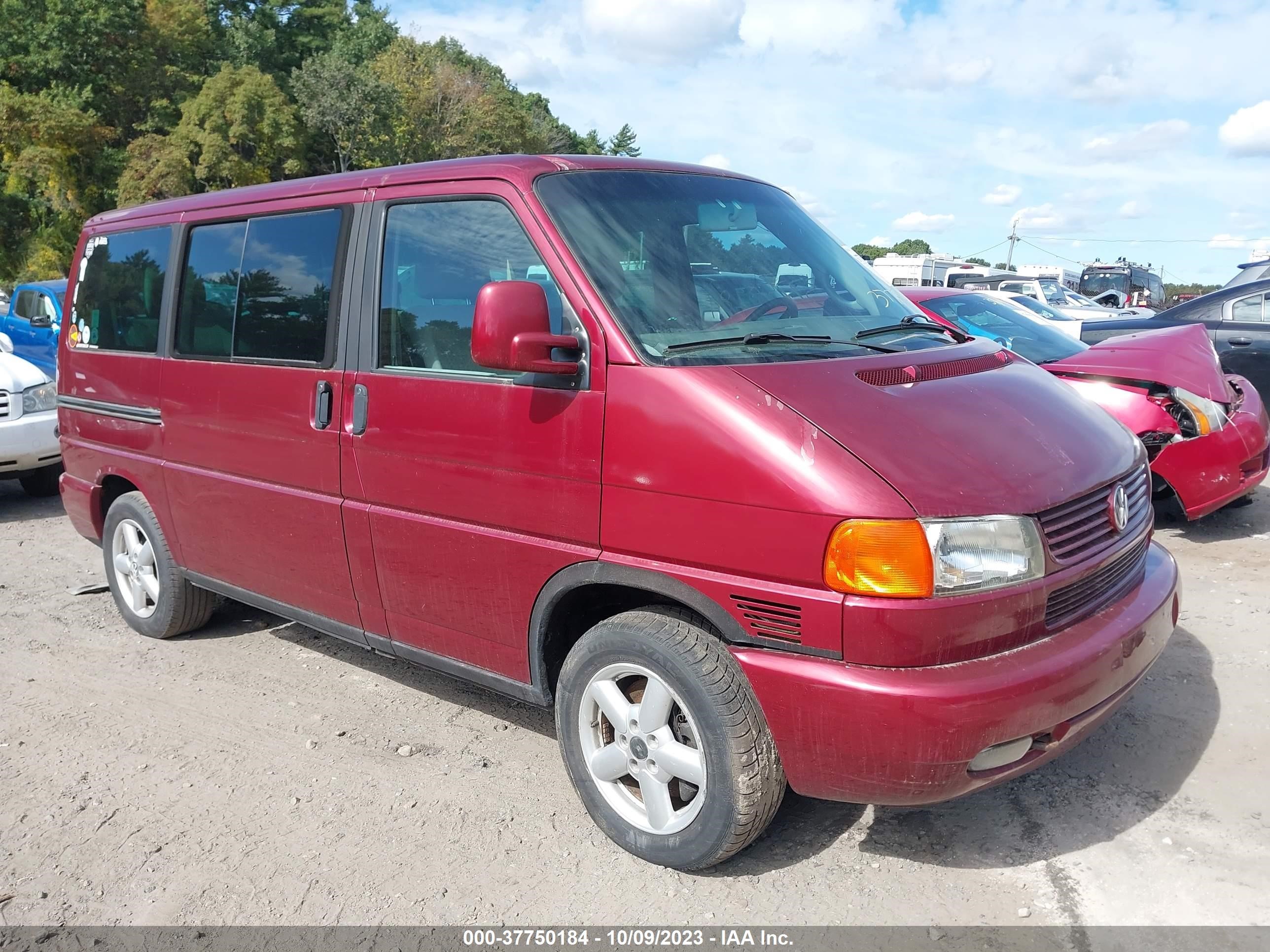 VOLKSWAGEN EUROVAN 2001 wv2mb47071h119161