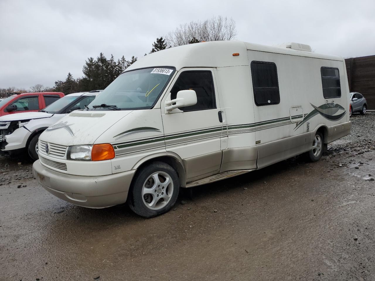 VOLKSWAGEN EUROVAN 2002 wv3ab47072h004009