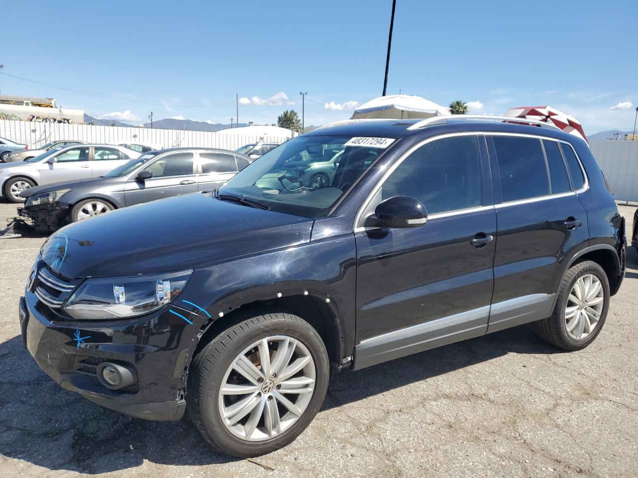 VOLKSWAGEN TIGUAN 2014 wvgav3ax1ew547328