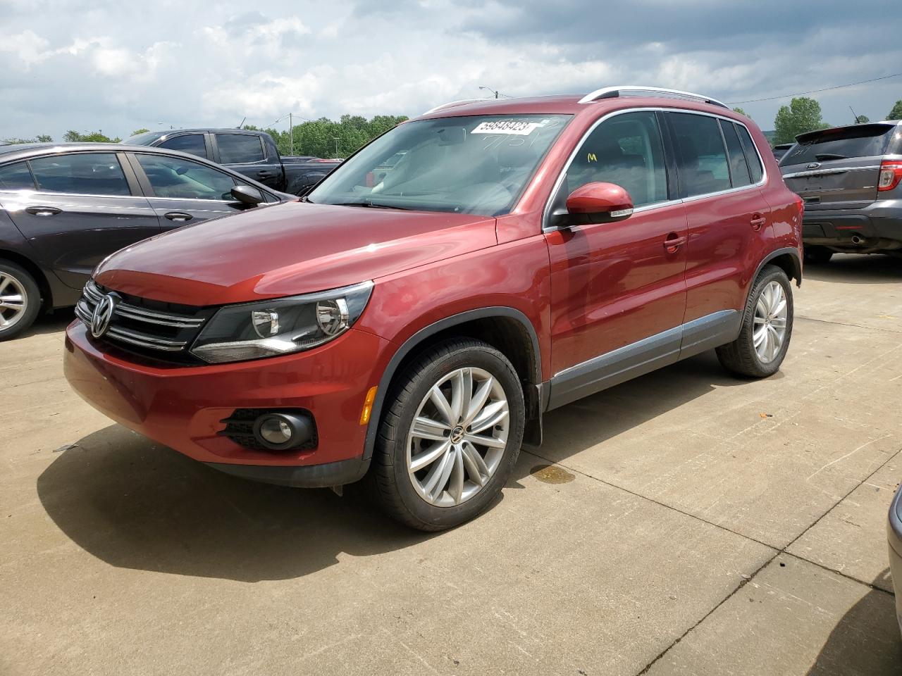 VOLKSWAGEN TIGUAN 2014 wvgav3ax8ew047151