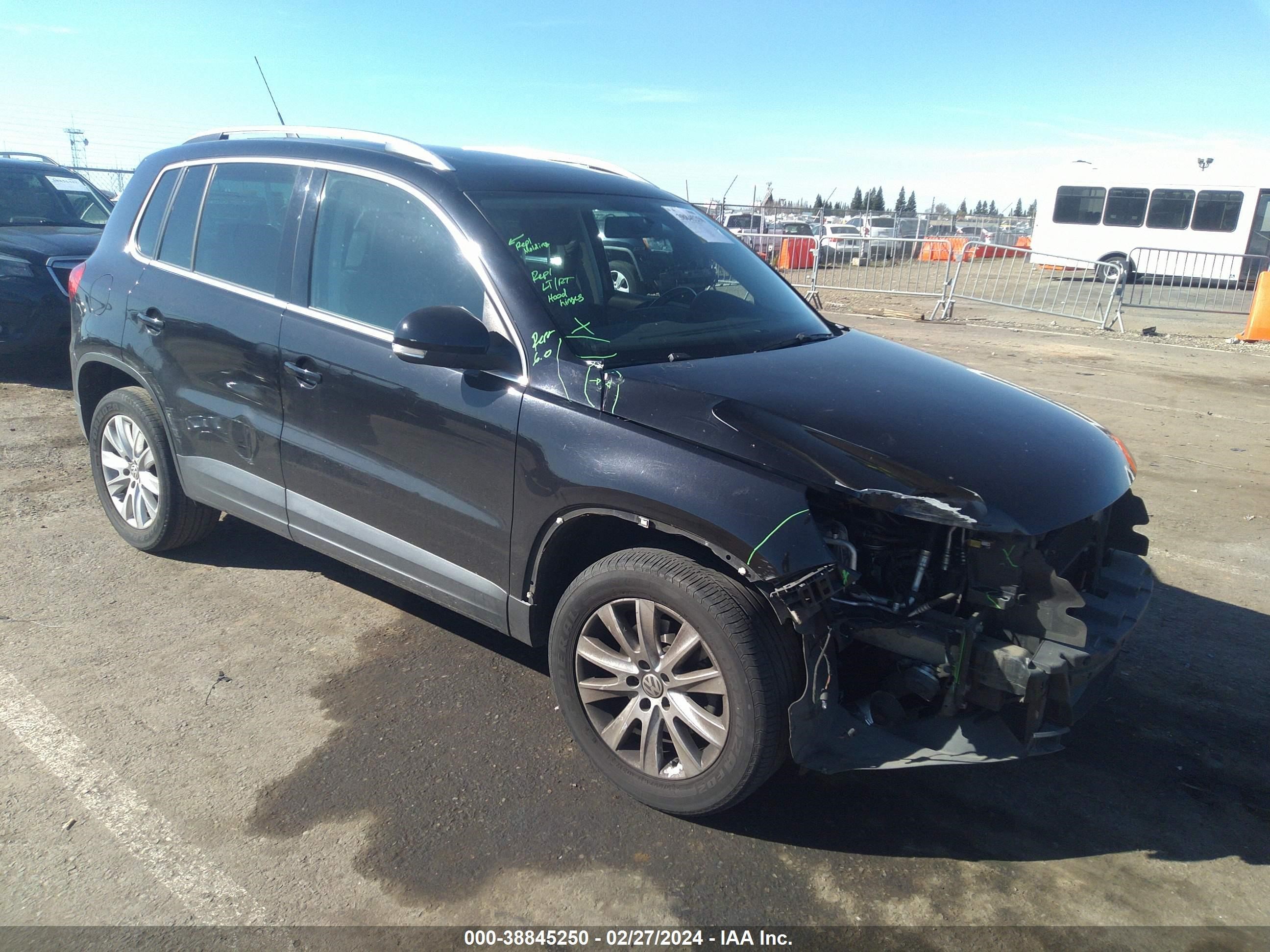 VOLKSWAGEN TIGUAN 2009 wvgav75n39w509489