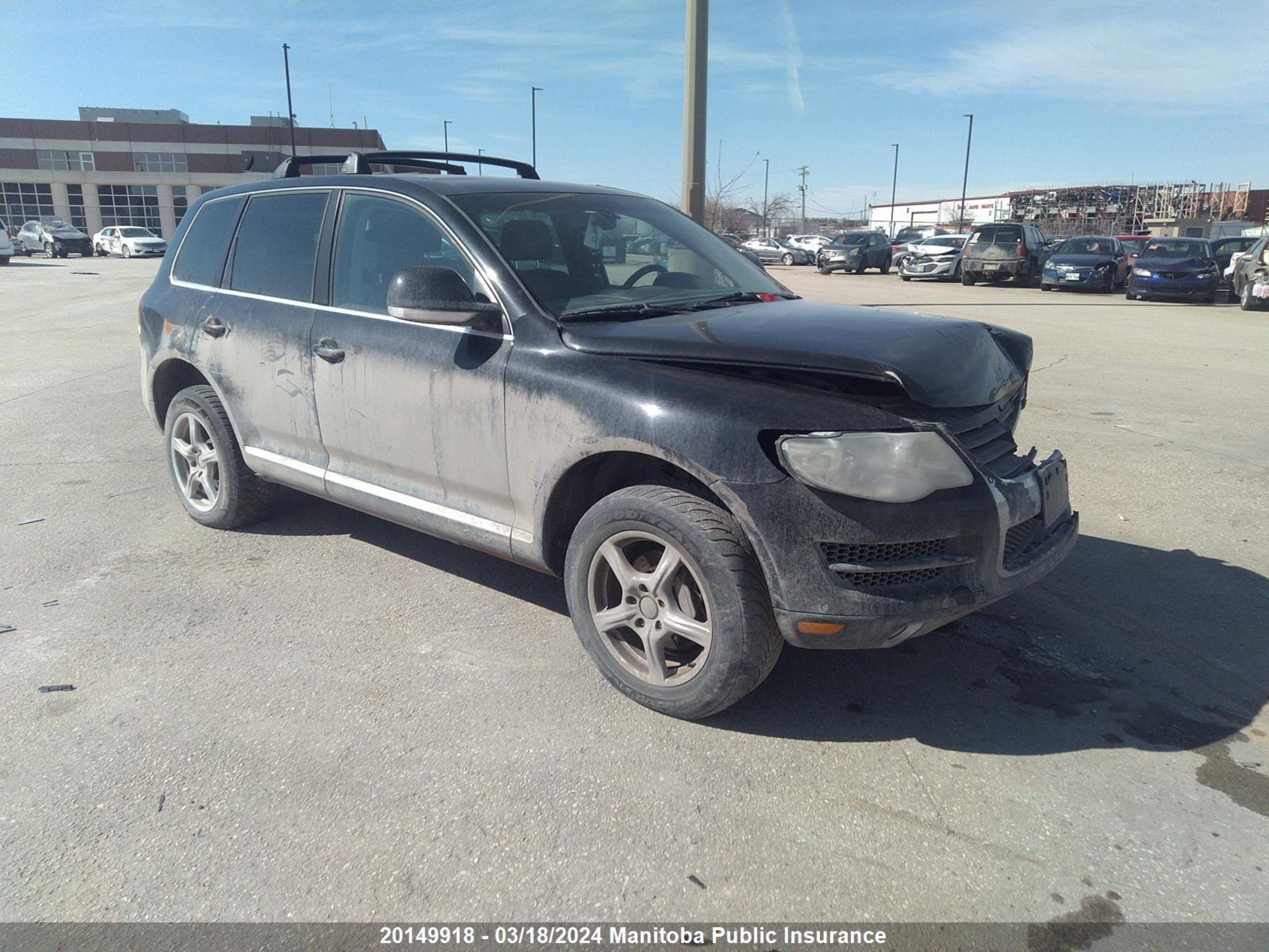 VOLKSWAGEN TOUAREG 2008 wvgbe67l38d066202