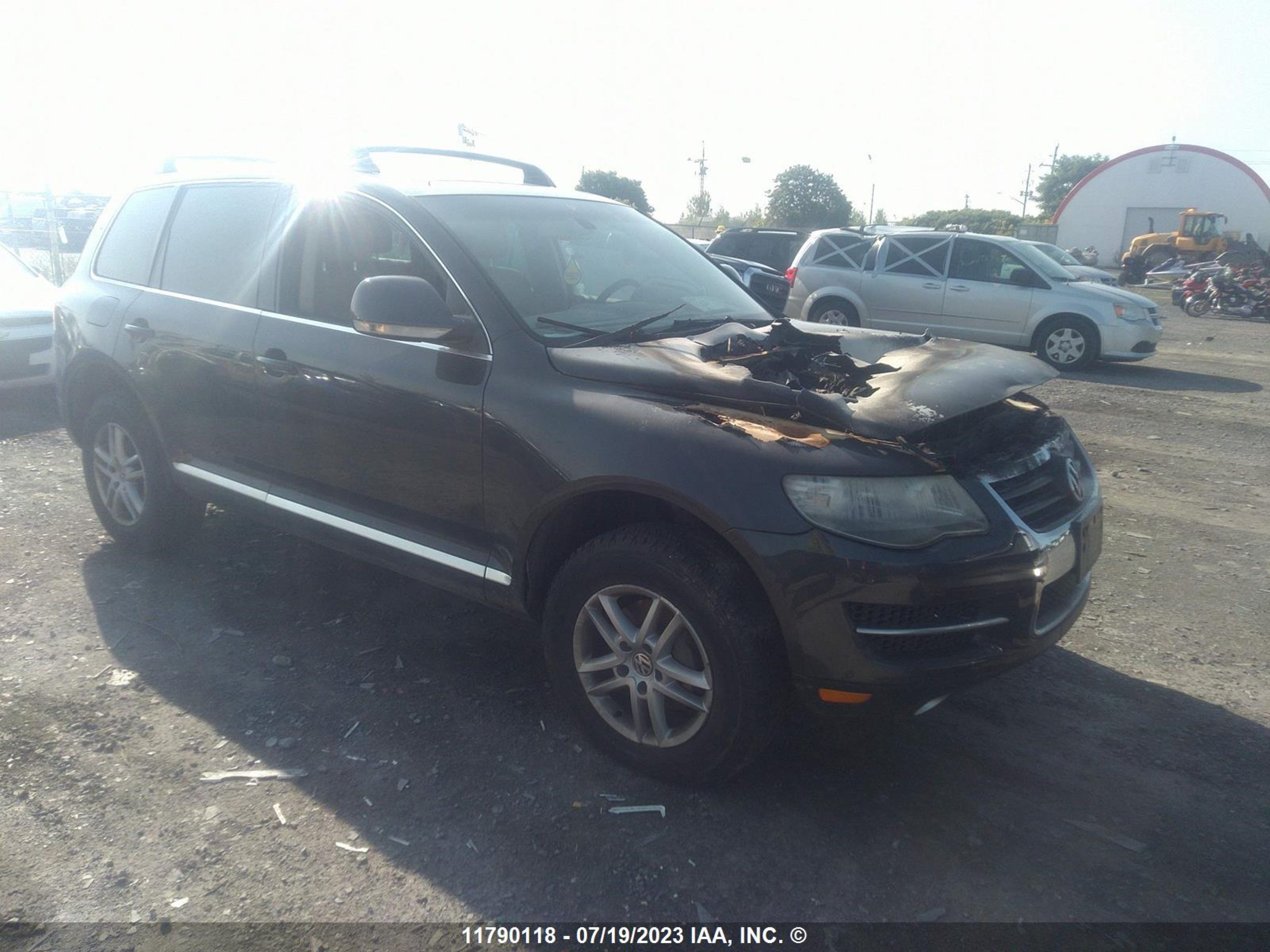 VOLKSWAGEN TOUAREG 2008 wvgbe67l68d001330