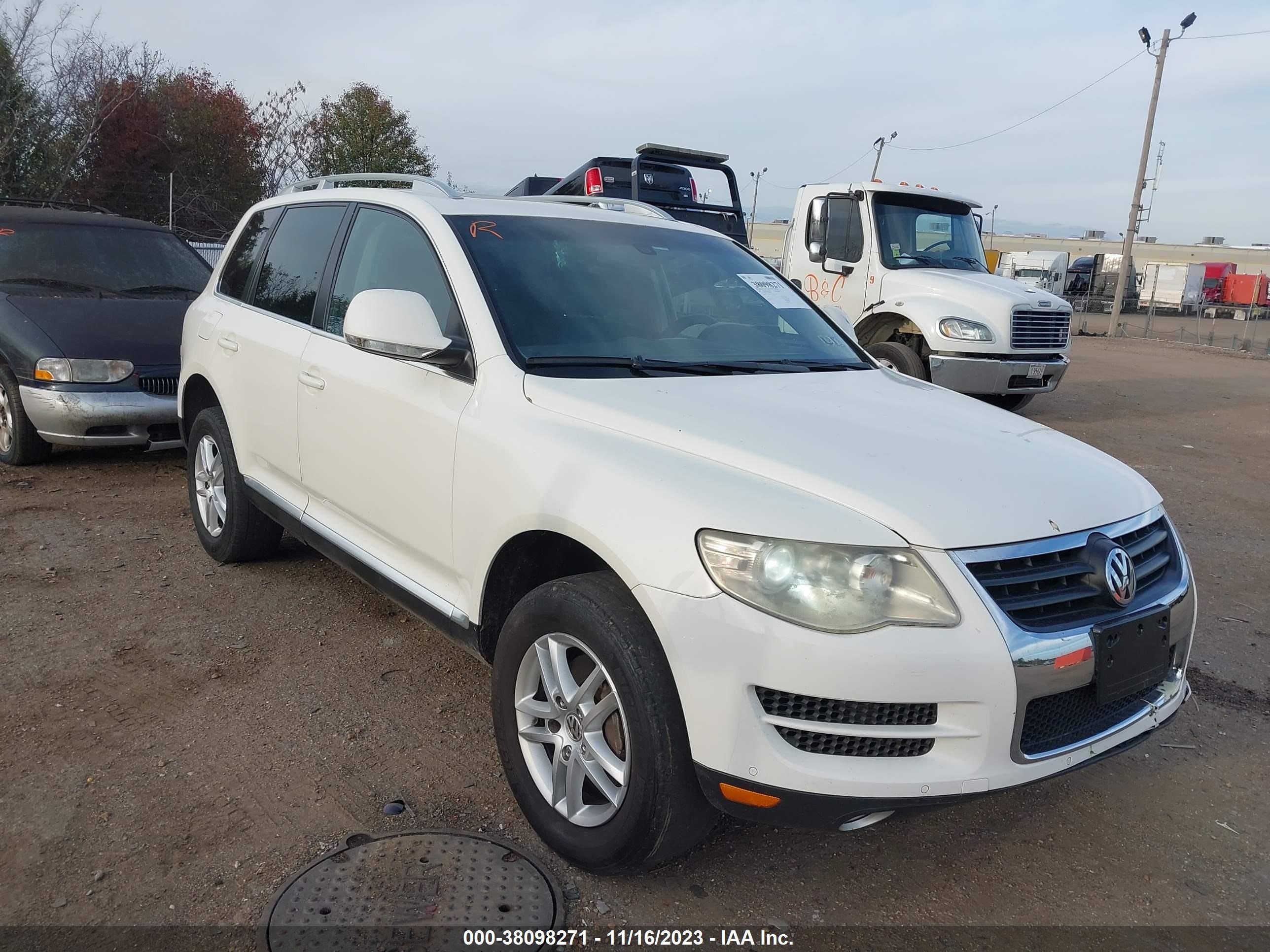 VOLKSWAGEN TOUAREG 2009 wvgbe77l19d007480