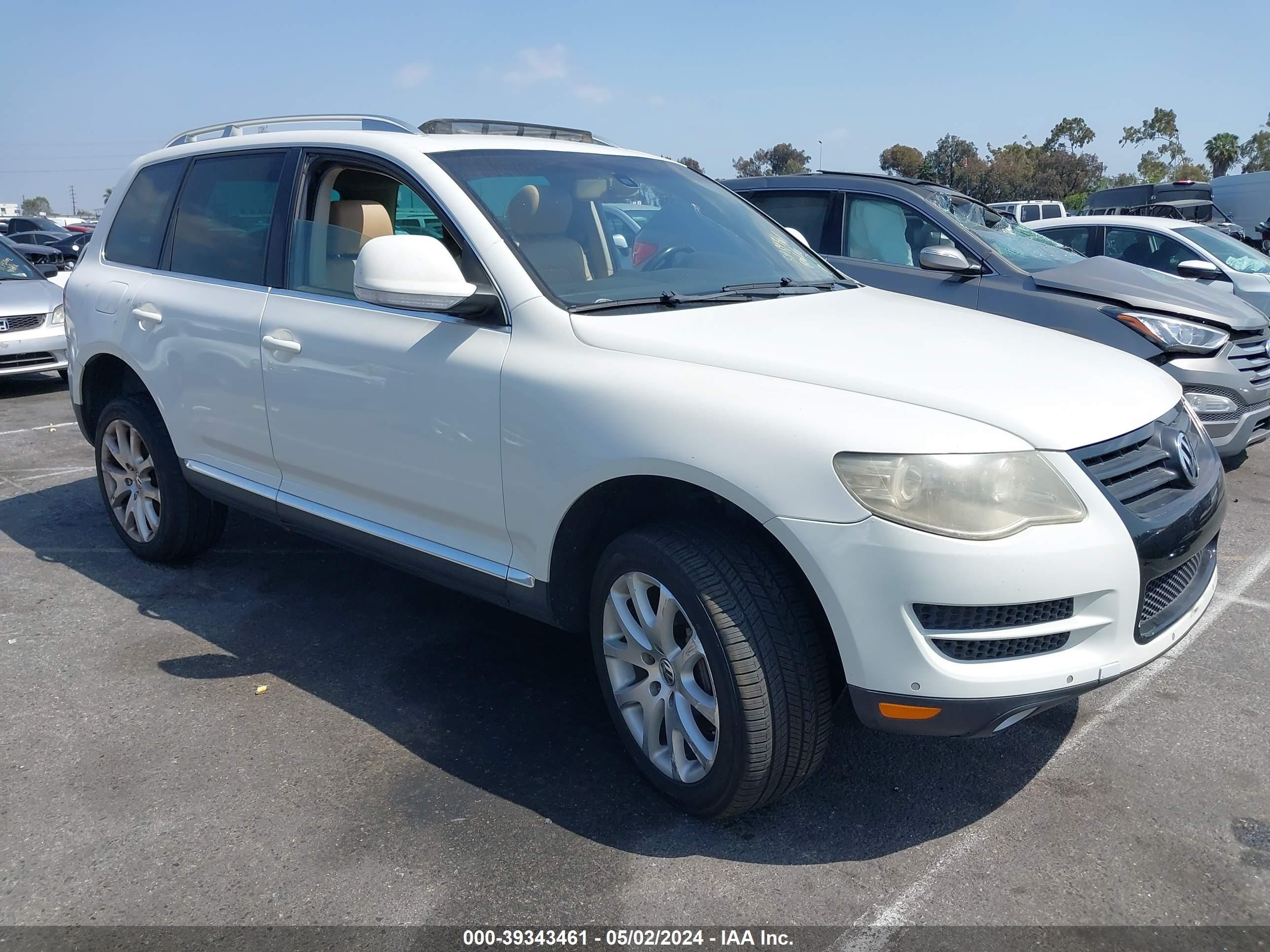 VOLKSWAGEN TOUAREG 2008 wvgbe77l58d043624