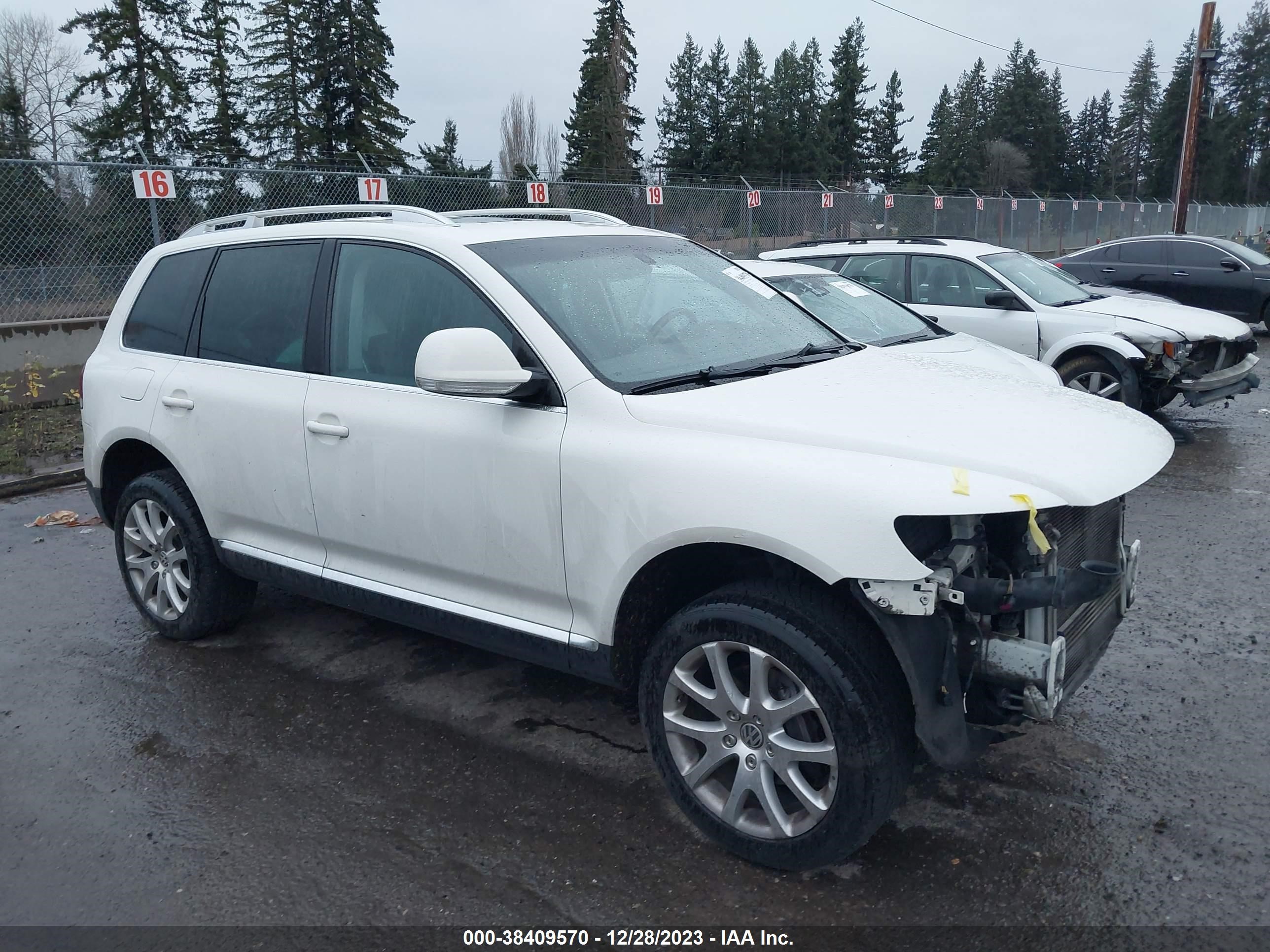 VOLKSWAGEN TOUAREG 2009 wvgbe77l59d009331