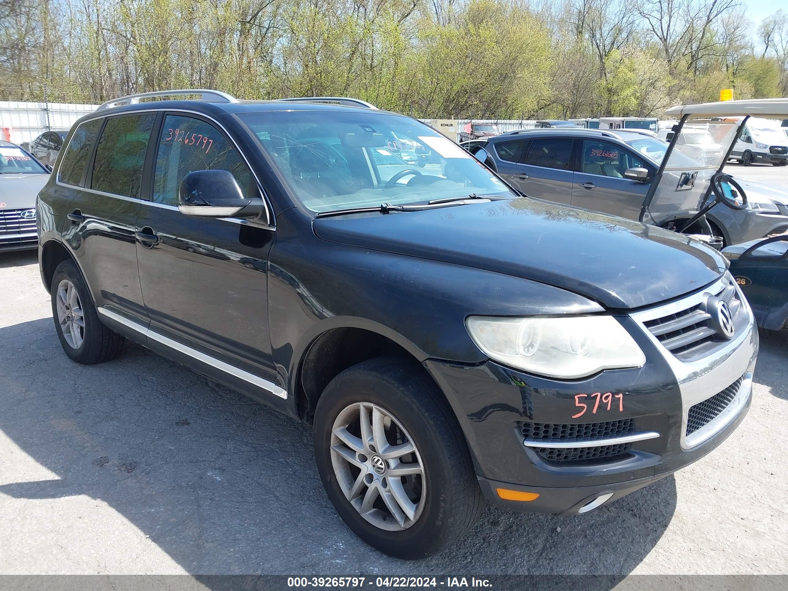 VOLKSWAGEN TOUAREG 2008 wvgbe77l78d003710