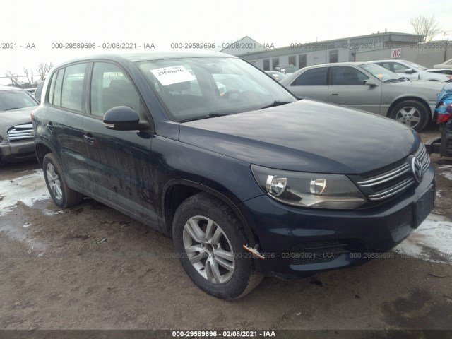 VOLKSWAGEN TIGUAN 2012 wvgbv3ax1dw563418