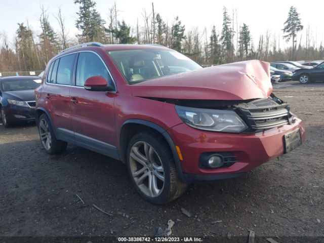 VOLKSWAGEN TIGUAN 2013 wvgbv3ax4dw089755