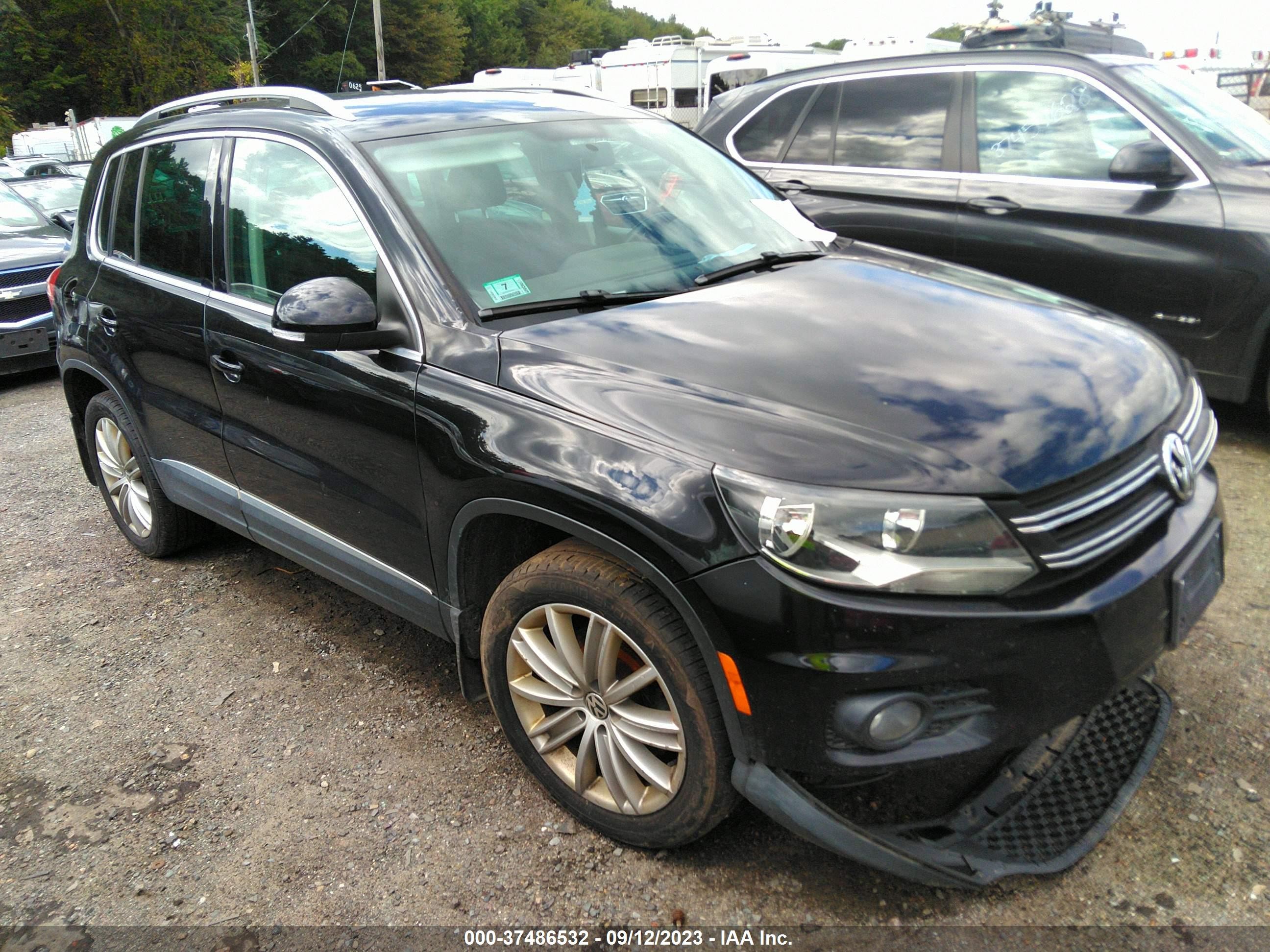 VOLKSWAGEN TIGUAN 2014 wvgbv3ax5ew583625