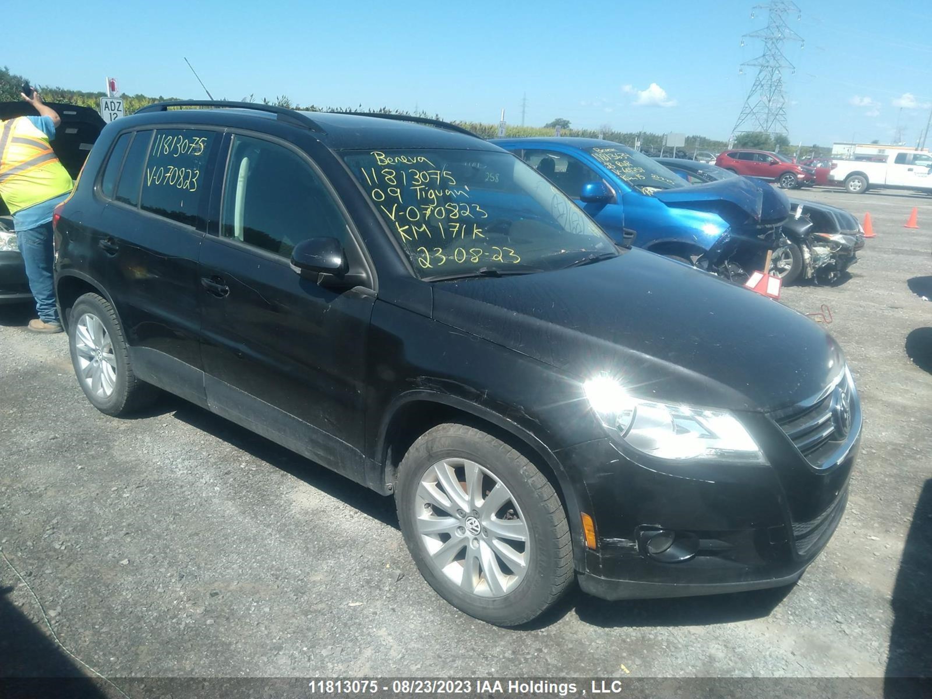 VOLKSWAGEN TIGUAN 2009 wvgbv75n09w070823