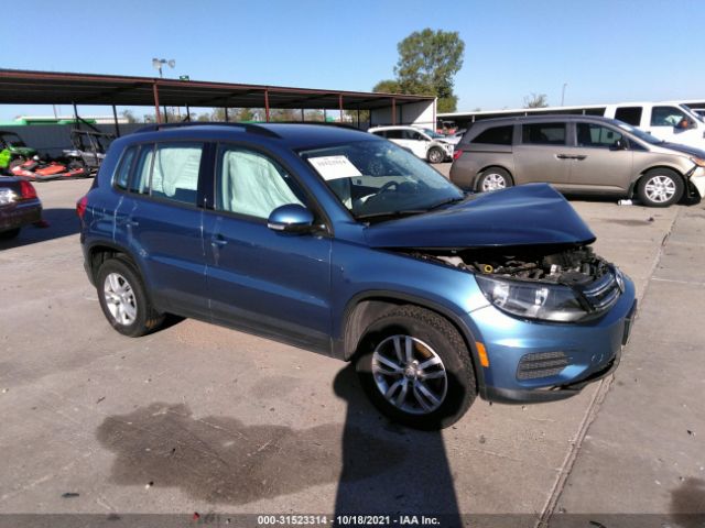 VOLKSWAGEN TIGUAN 2017 wvgbv7ax0hk033638