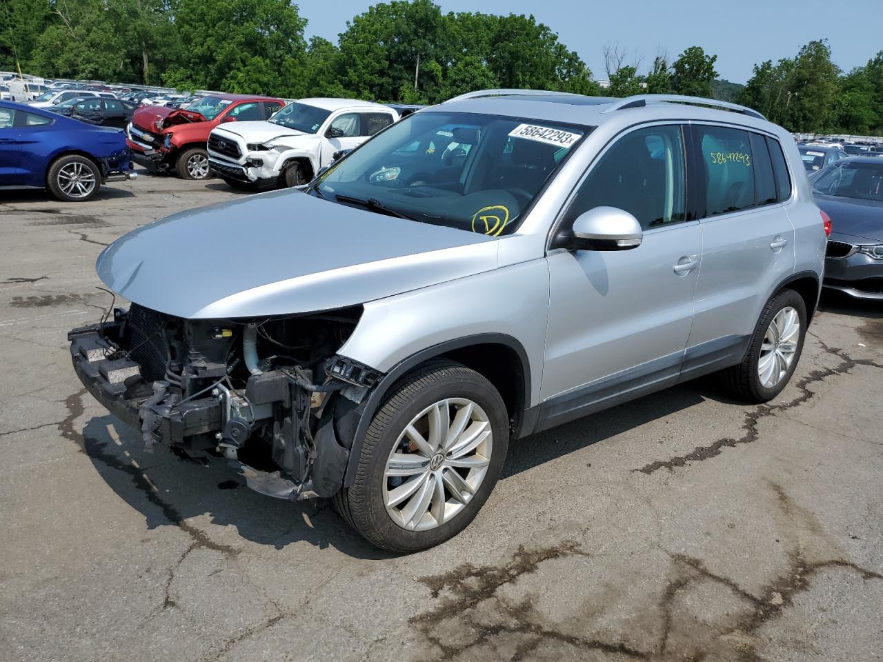 VOLKSWAGEN TIGUAN 2015 wvgbv7ax5fw587005