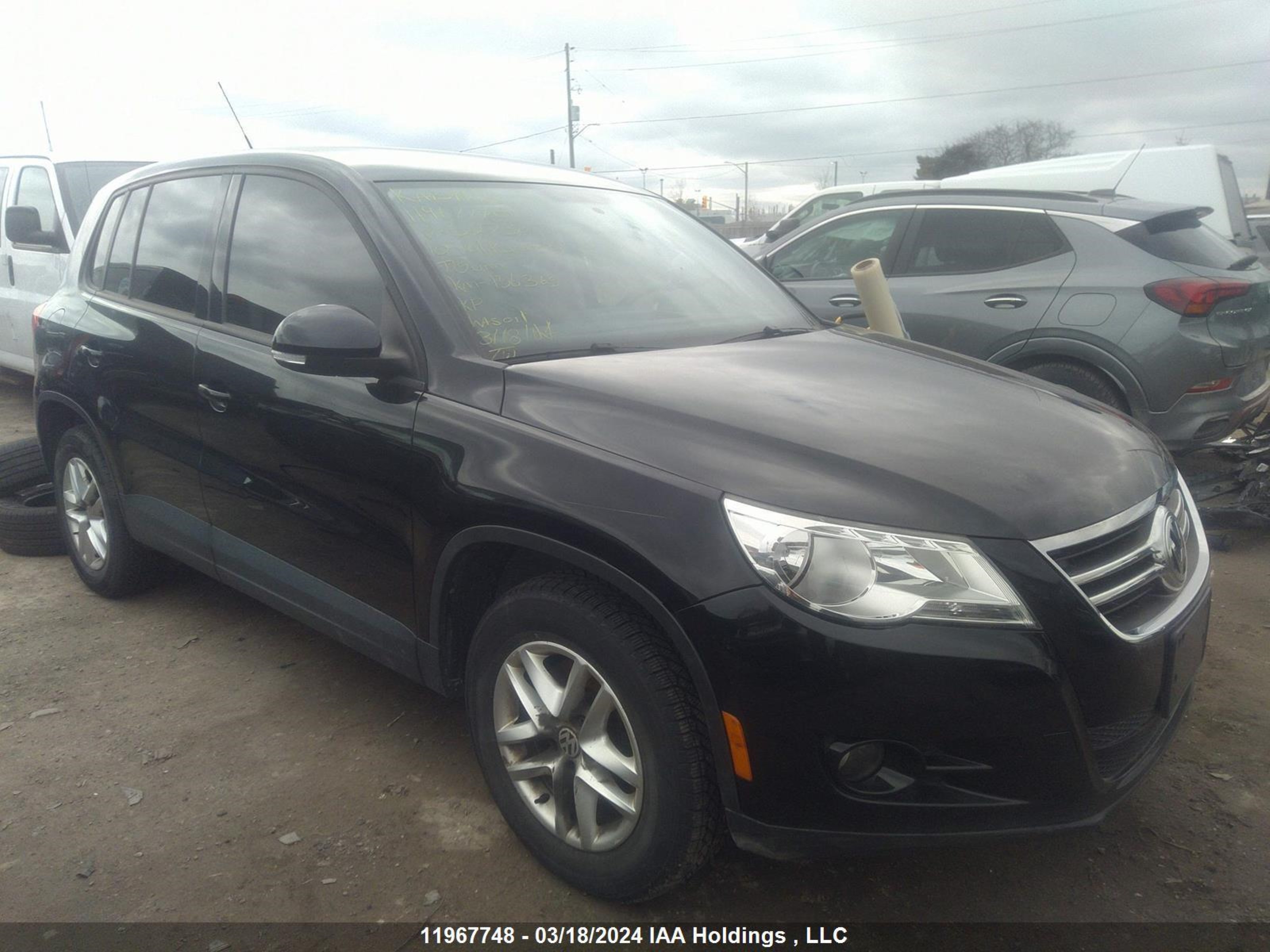 VOLKSWAGEN TIGUAN 2010 wvgbv7ax6aw527307