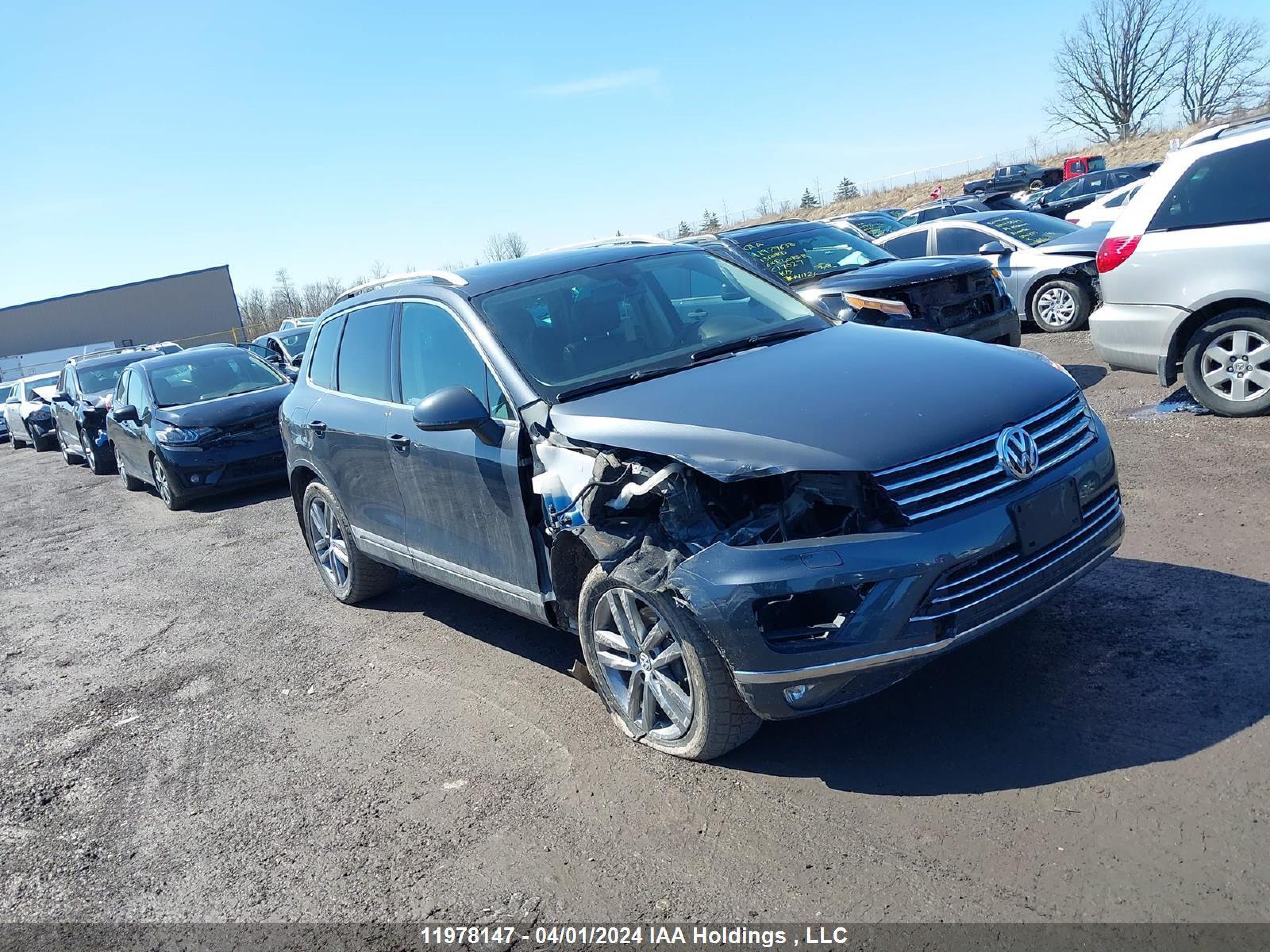 VOLKSWAGEN TOUAREG 2015 wvgef9bpxfd006324