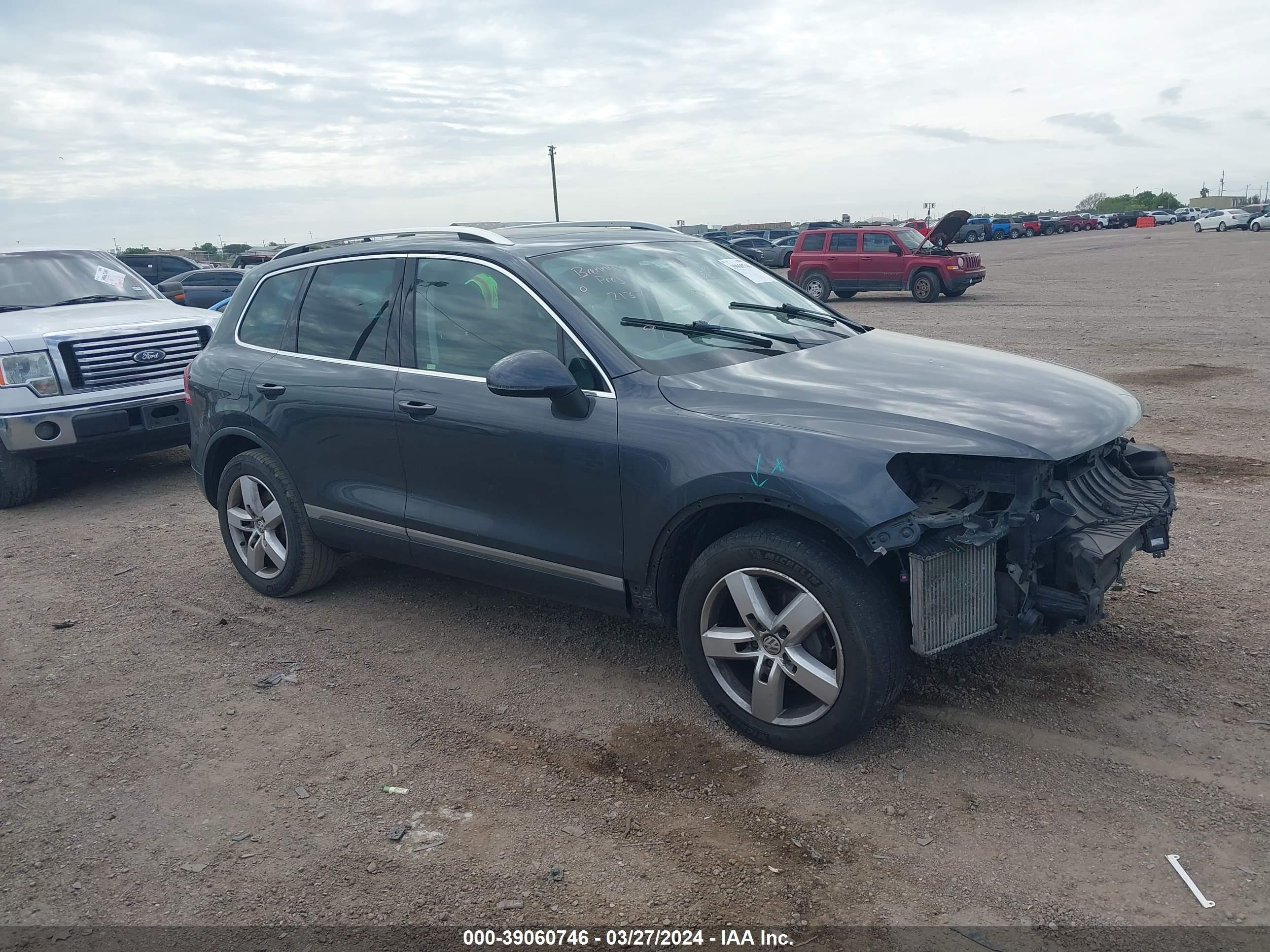 VOLKSWAGEN TOUAREG 2012 wvgek9bp5cd005668