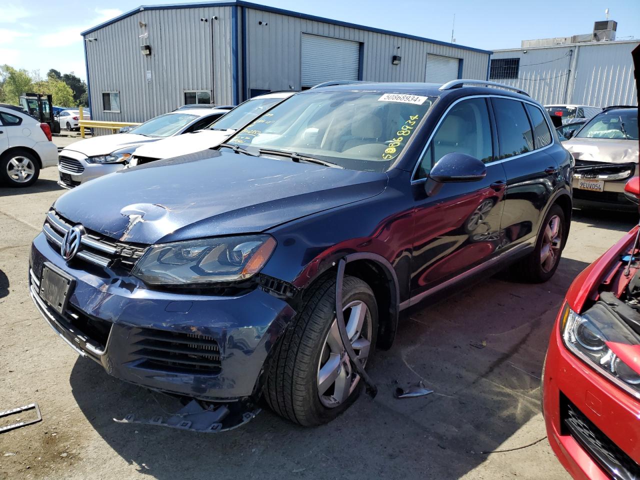 VOLKSWAGEN TOUAREG 2012 wvgek9bp5cd006092