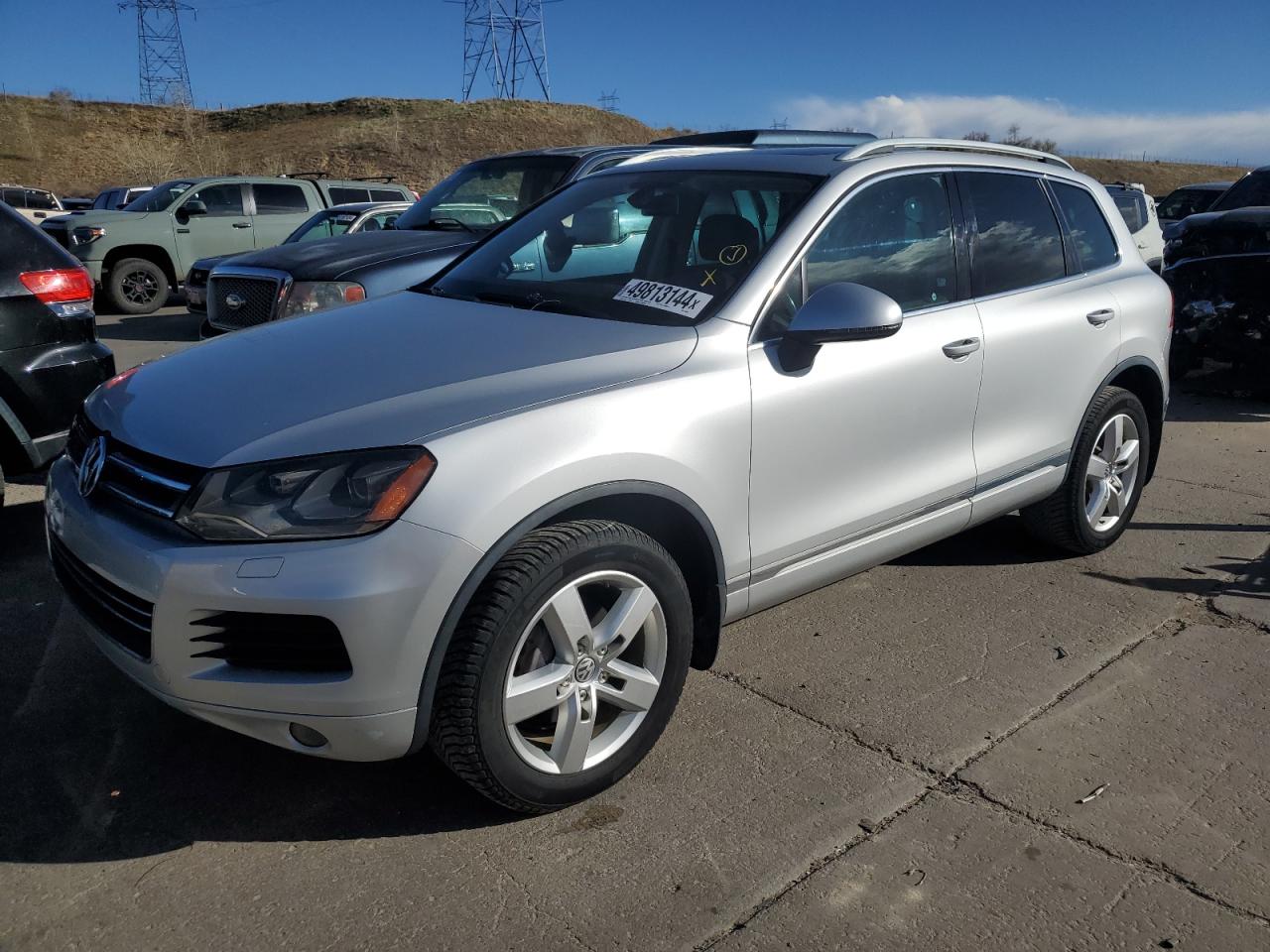 VOLKSWAGEN TOUAREG 2012 wvgek9bp9cd005849