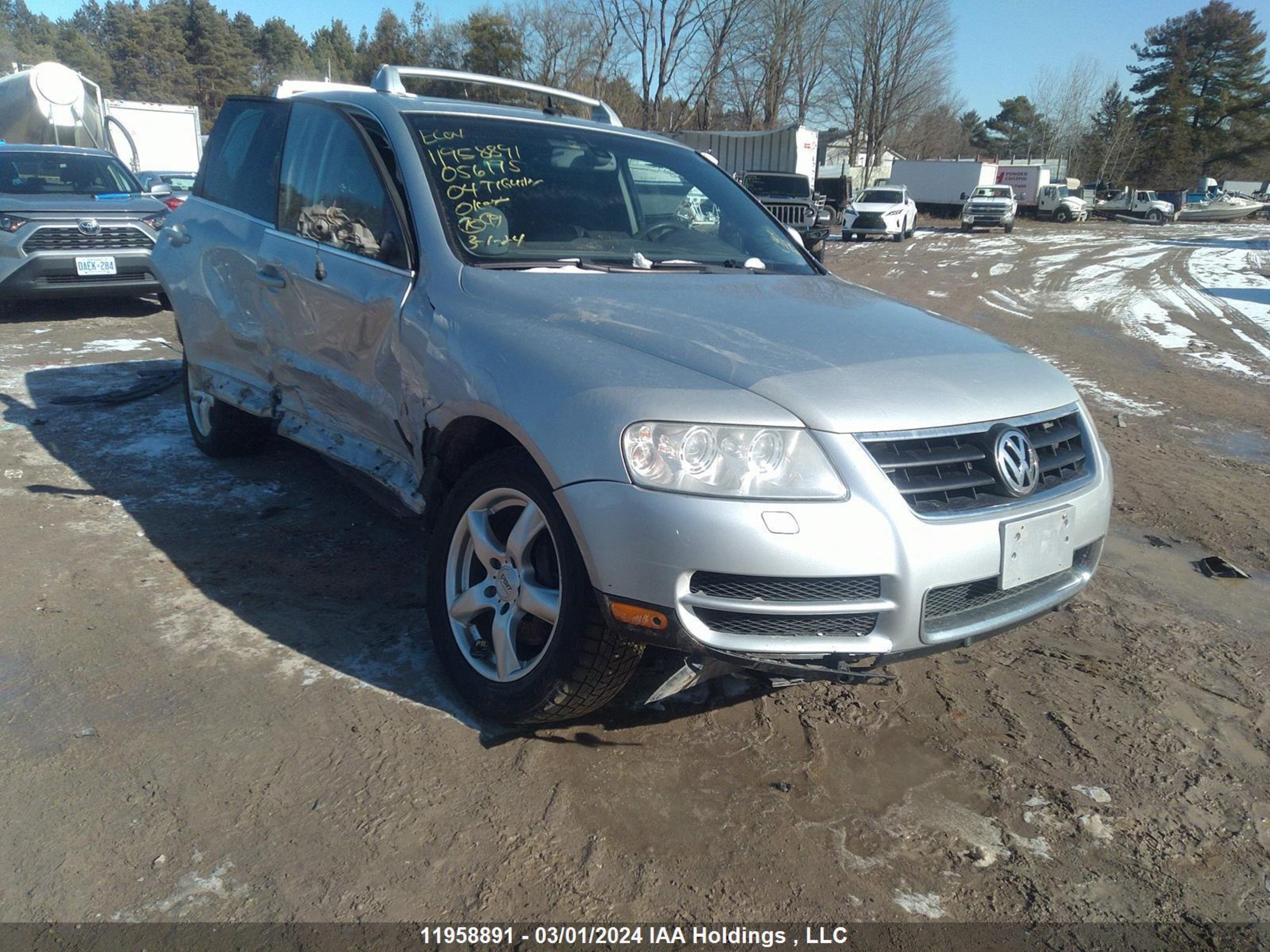 VOLKSWAGEN TOUAREG 2004 wvgem67l64d056175