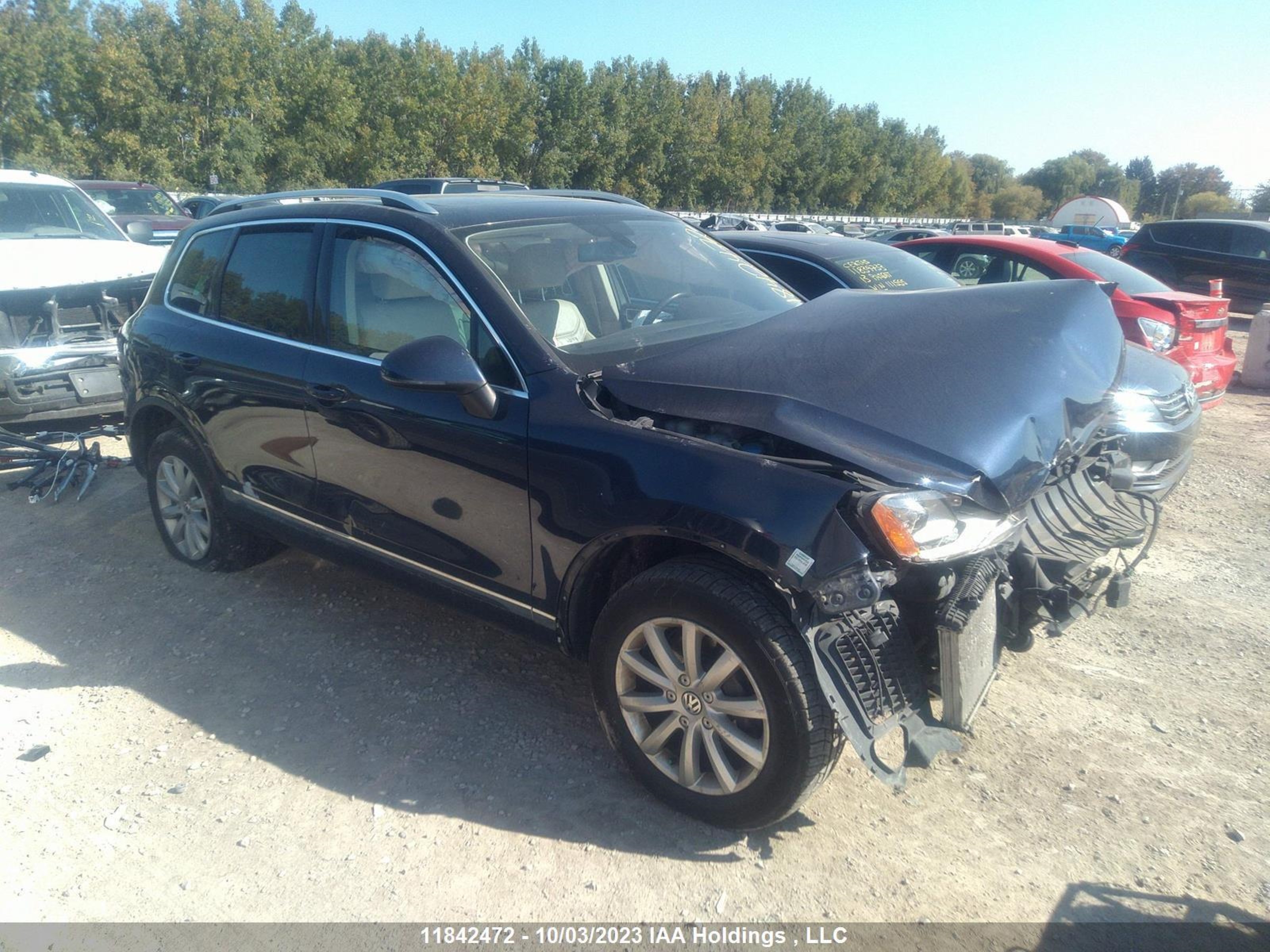 VOLKSWAGEN TOUAREG 2014 wvgep9bp4ed011725