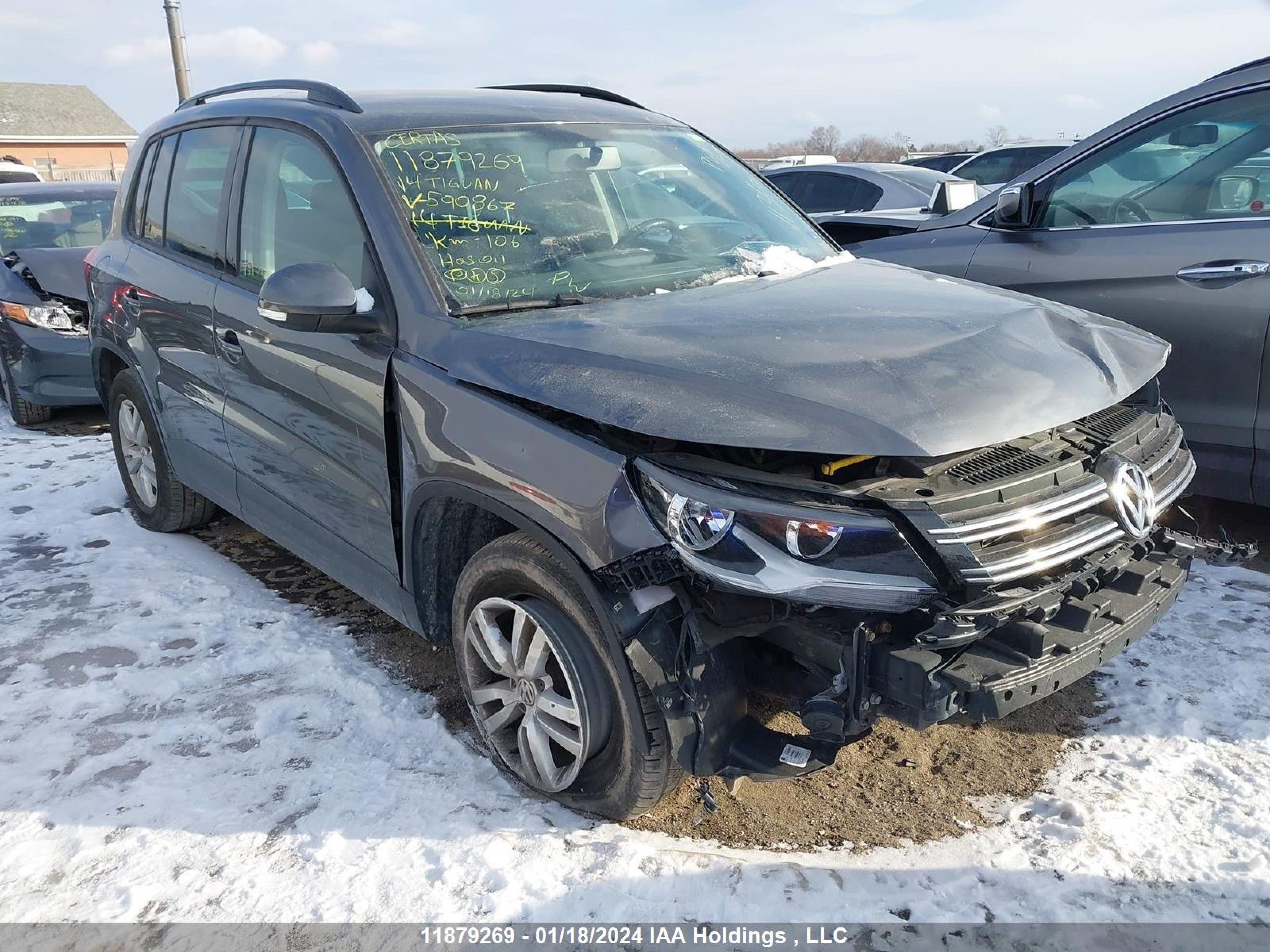 VOLKSWAGEN TIGUAN 2014 wvgjv3ax4ew590867