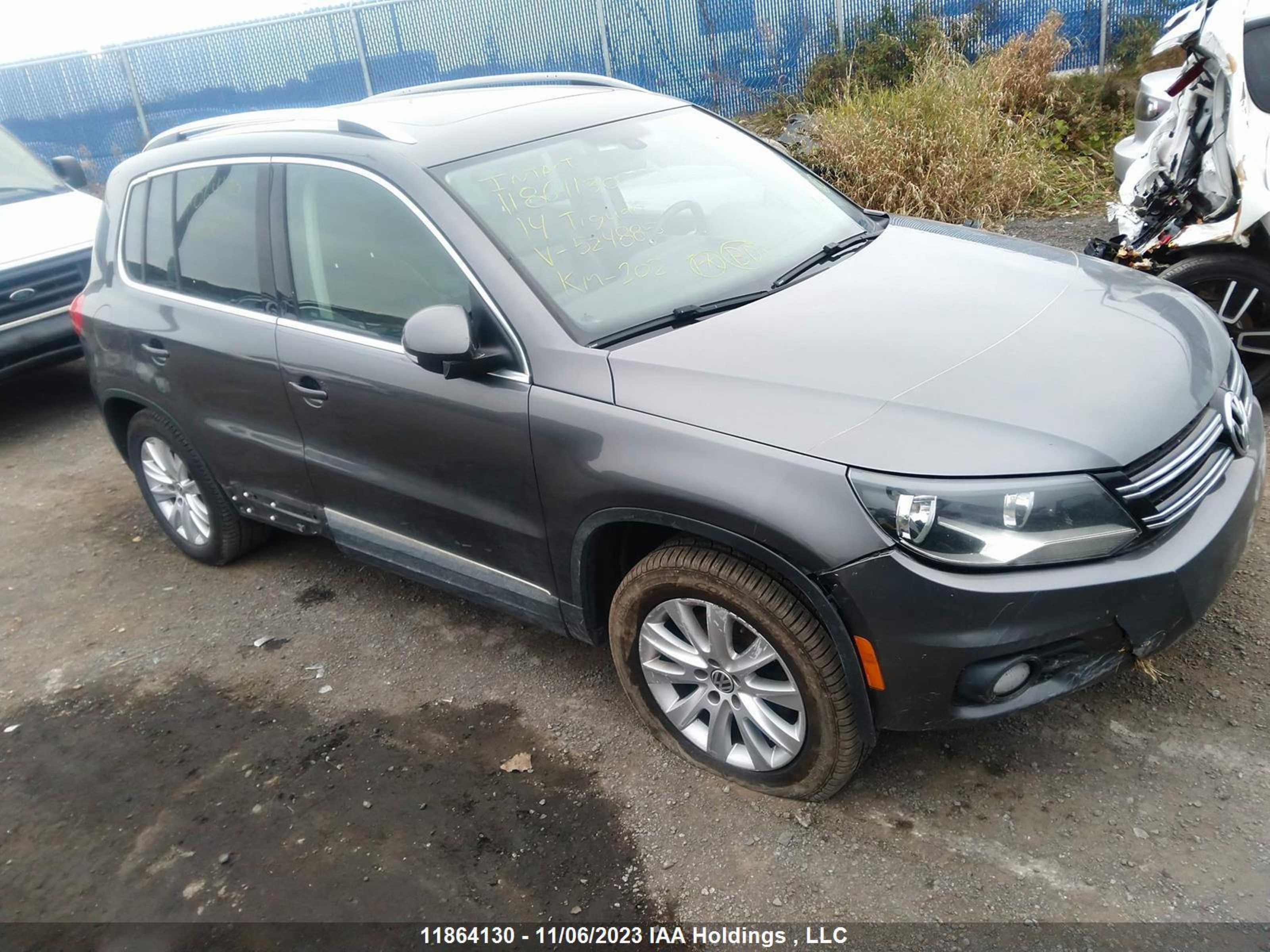 VOLKSWAGEN TIGUAN 2014 wvgjv3ax8ew542885