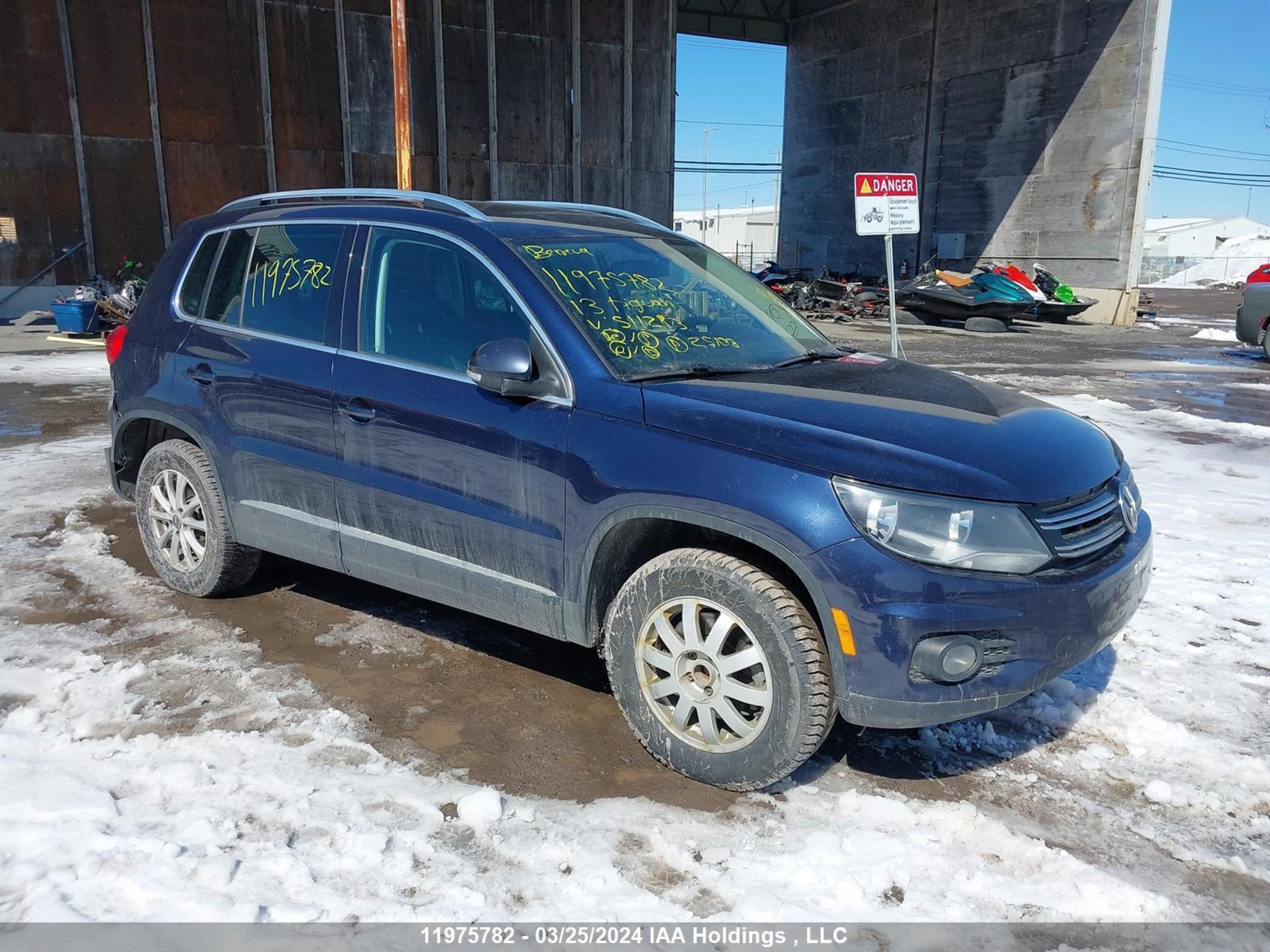 VOLKSWAGEN TIGUAN 2013 wvgjv7ax4dw511283