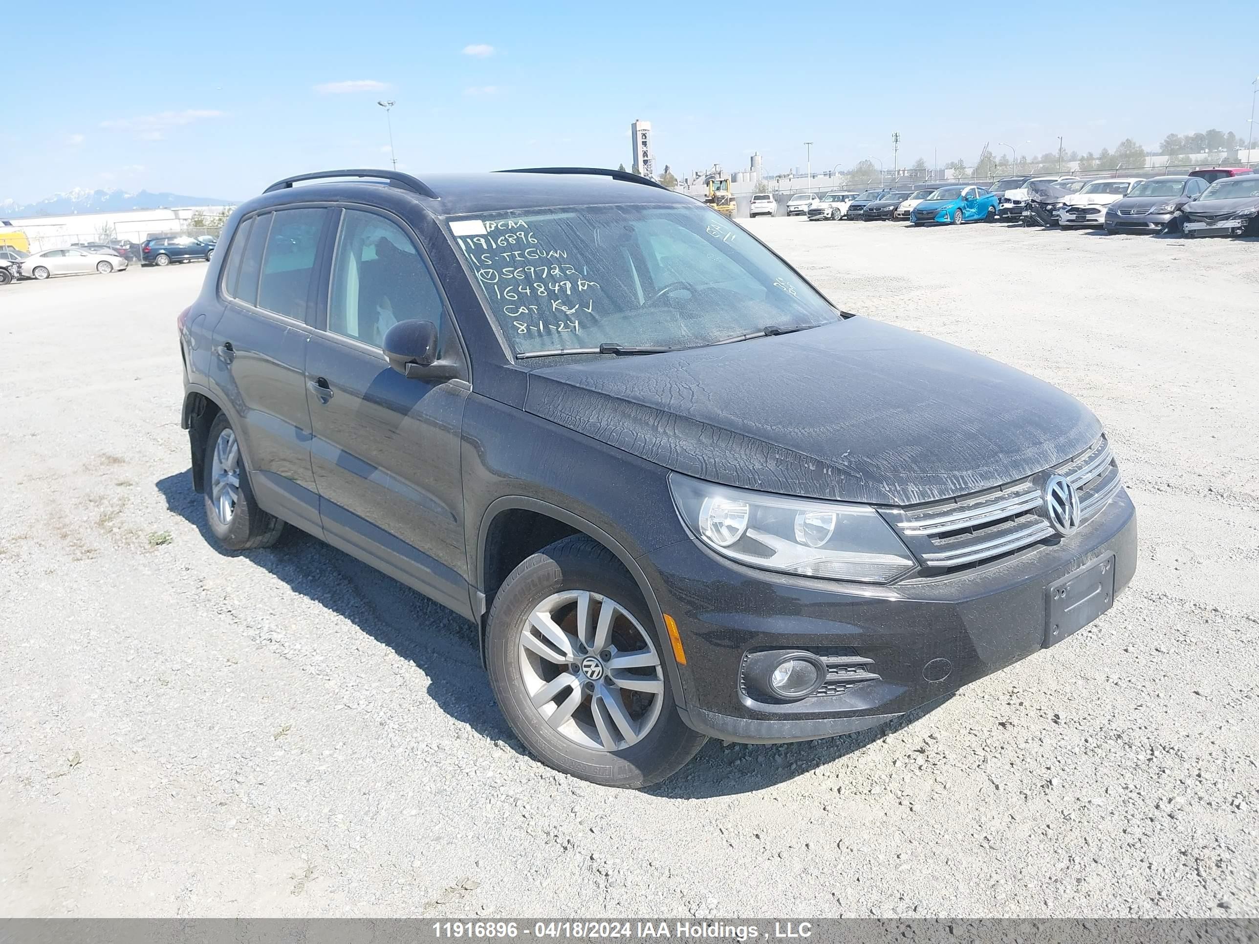 VOLKSWAGEN TIGUAN 2015 wvgjv7ax4fw569722