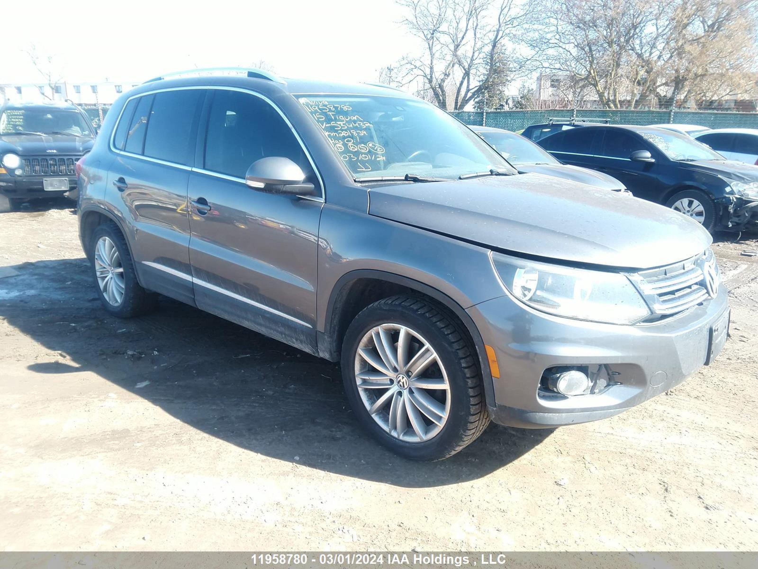 VOLKSWAGEN TIGUAN 2015 wvgjv7ax7fw534432