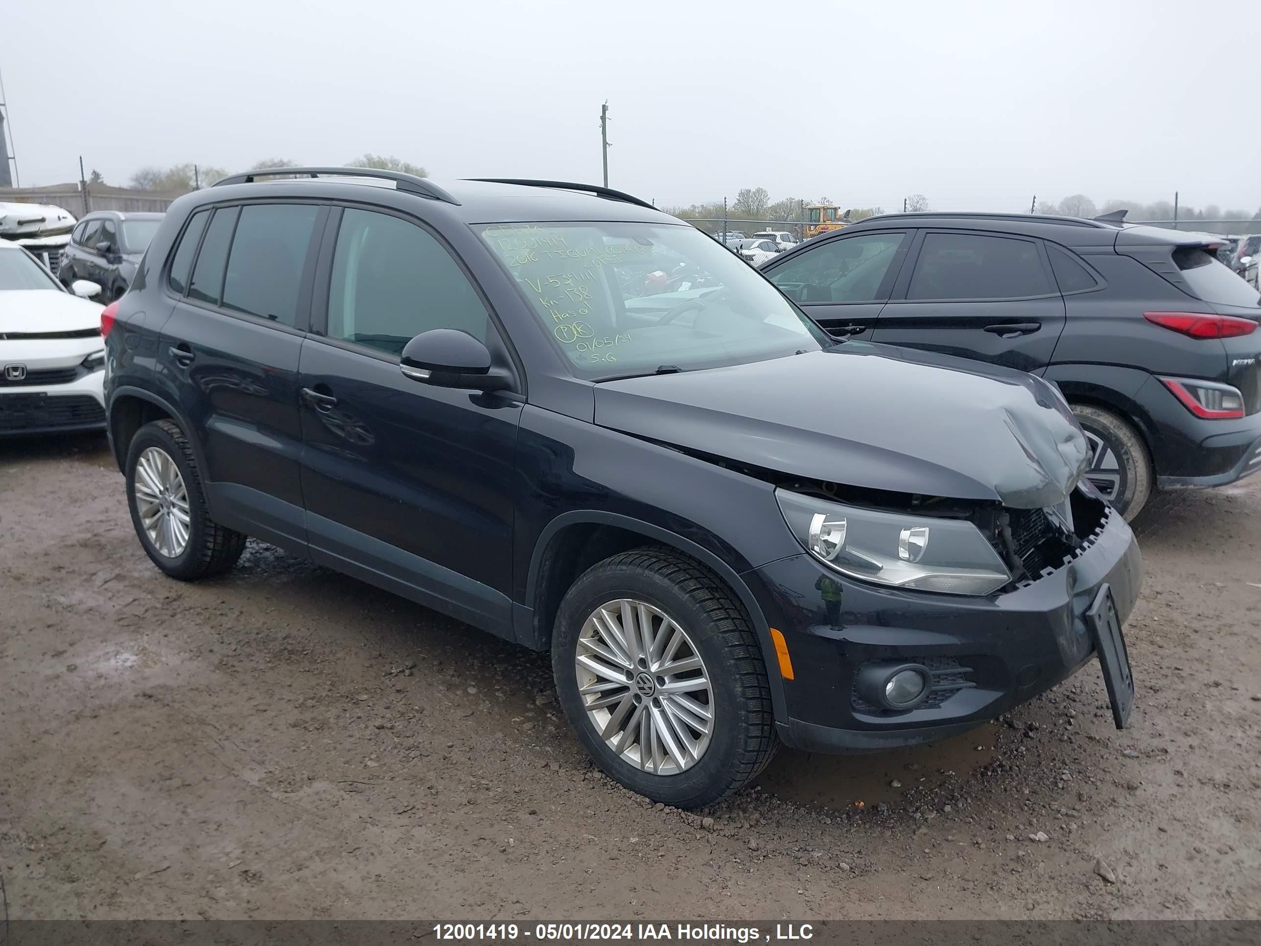 VOLKSWAGEN TIGUAN 2016 wvgjv7ax7gw534111