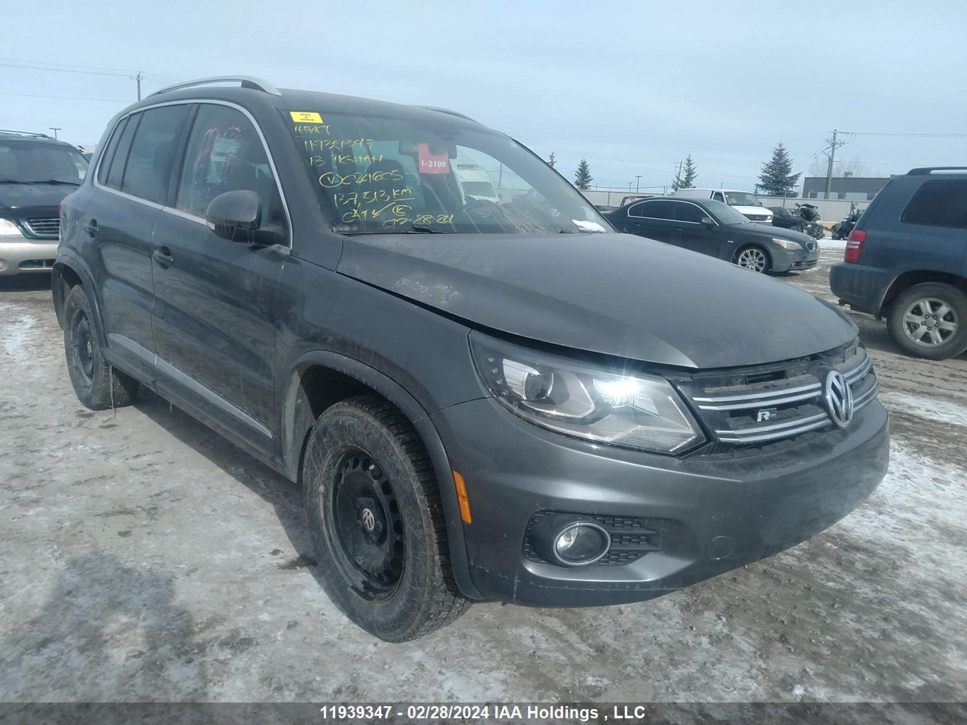 VOLKSWAGEN TIGUAN 2013 wvgjv7ax8dw024605