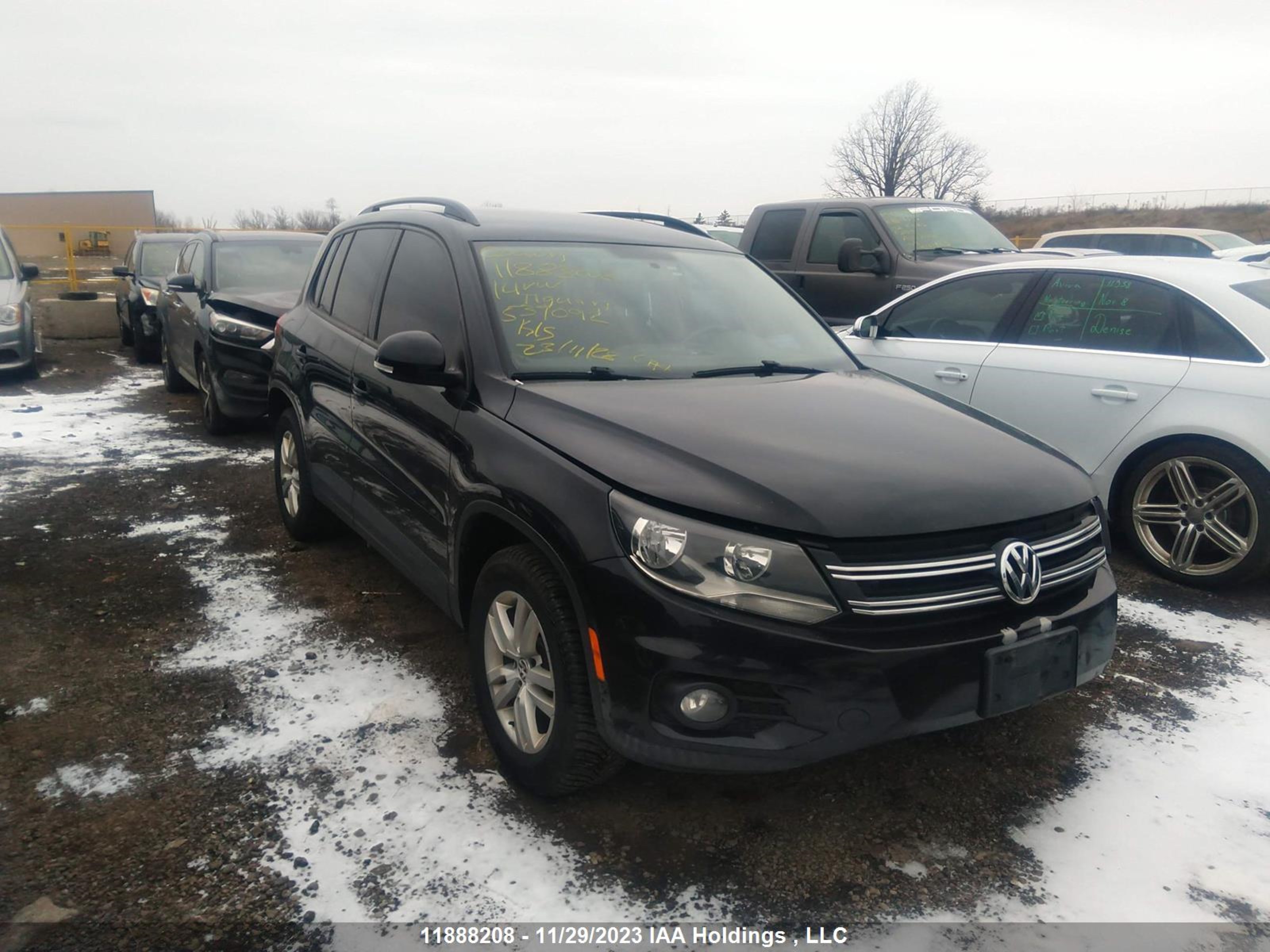 VOLKSWAGEN TIGUAN 2014 wvgkv3ax7ew539092