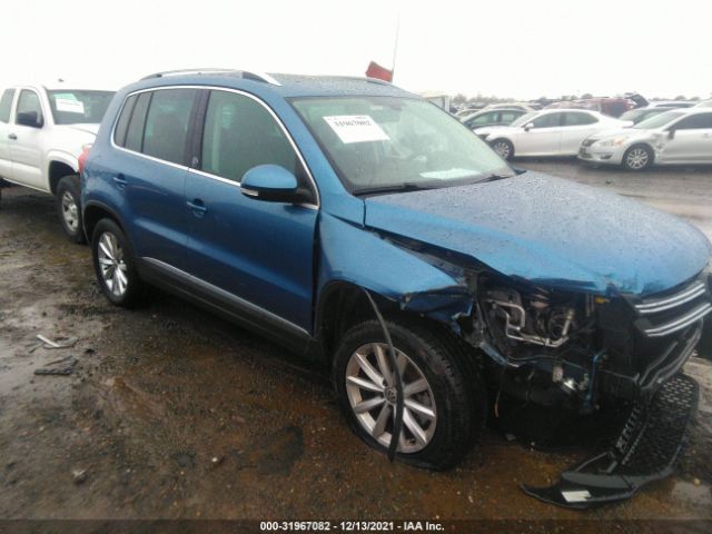 VOLKSWAGEN TIGUAN 2017 wvgrv7ax4hk018154