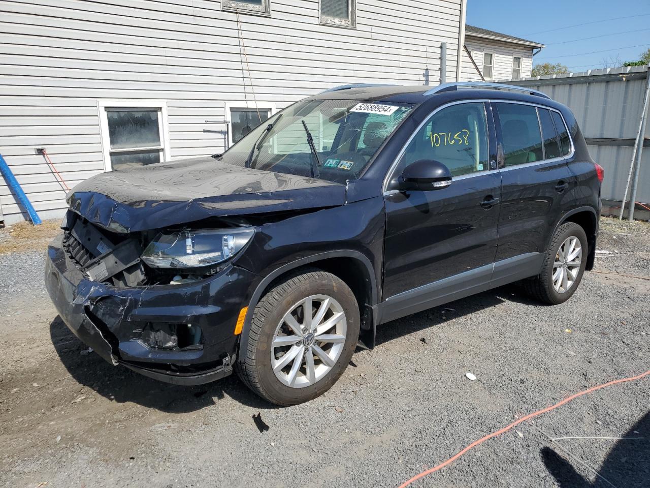 VOLKSWAGEN TIGUAN 2017 wvgsv7ax2hk019501