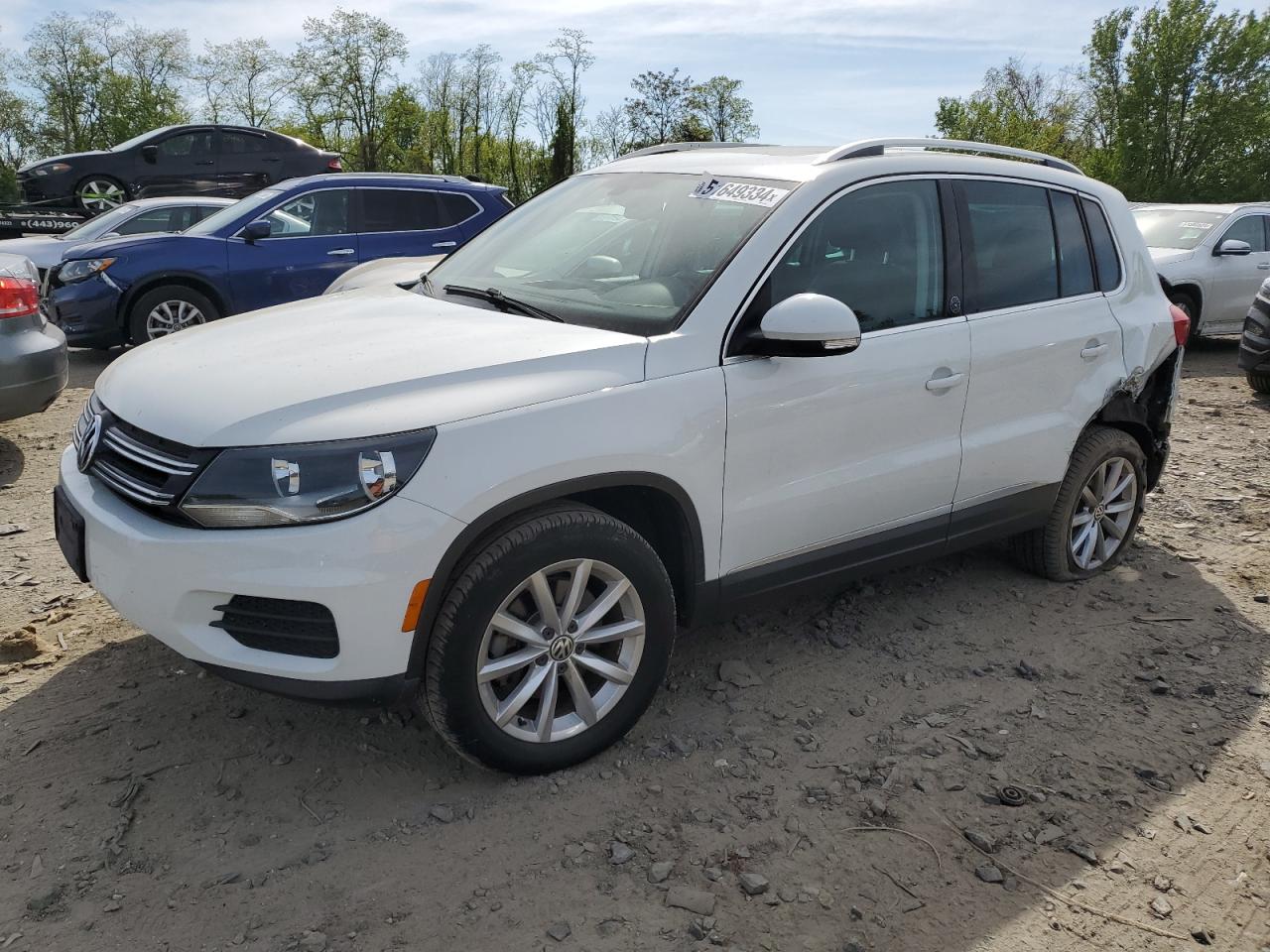 VOLKSWAGEN TIGUAN 2017 wvgsv7ax6hw513191