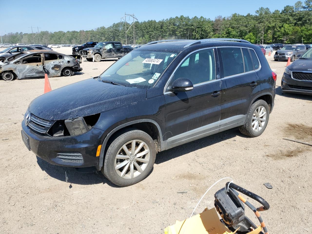 VOLKSWAGEN TIGUAN 2017 wvgsv7ax9hk008950