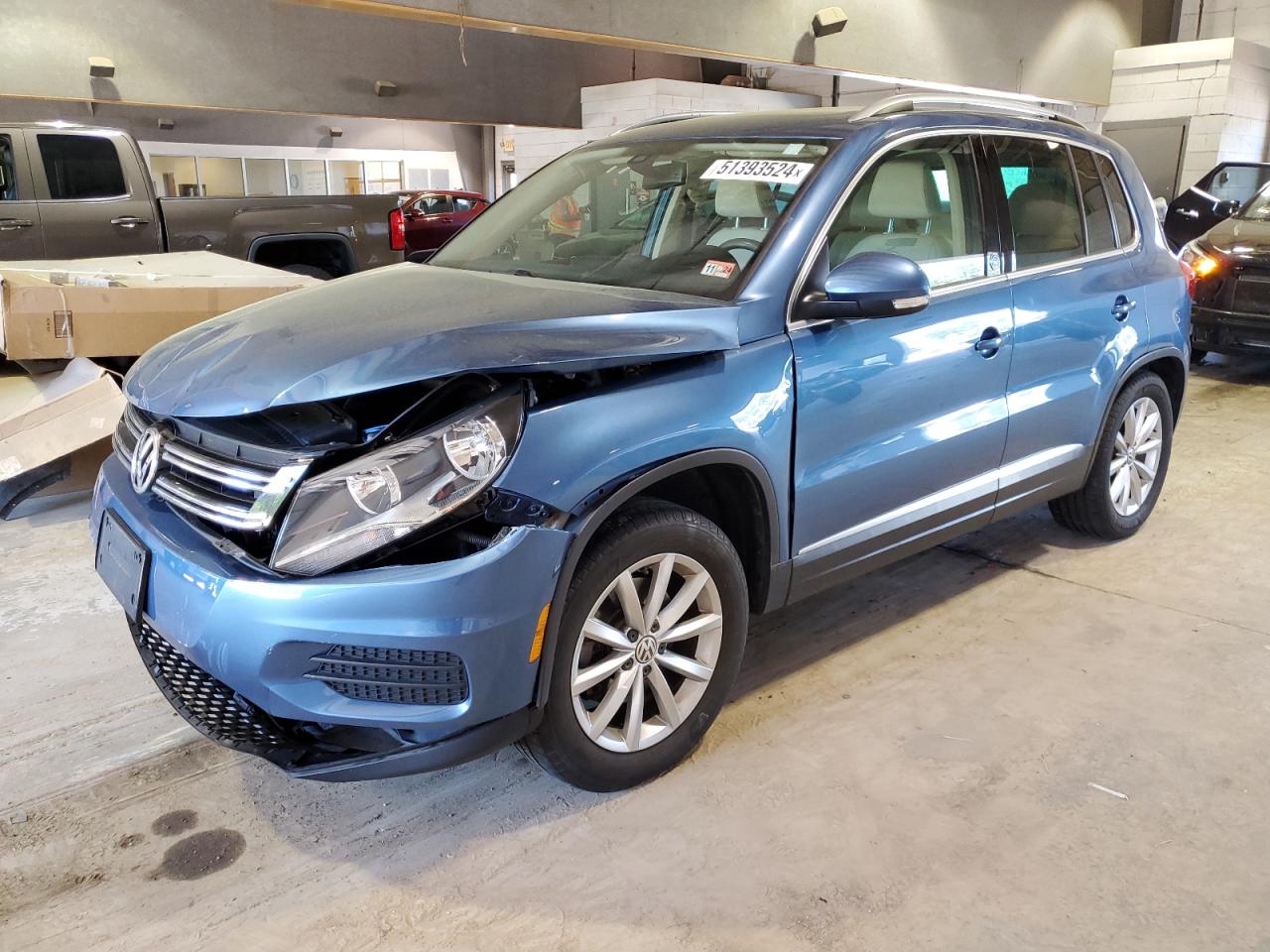 VOLKSWAGEN TIGUAN 2017 wvgsv7ax9hw511709