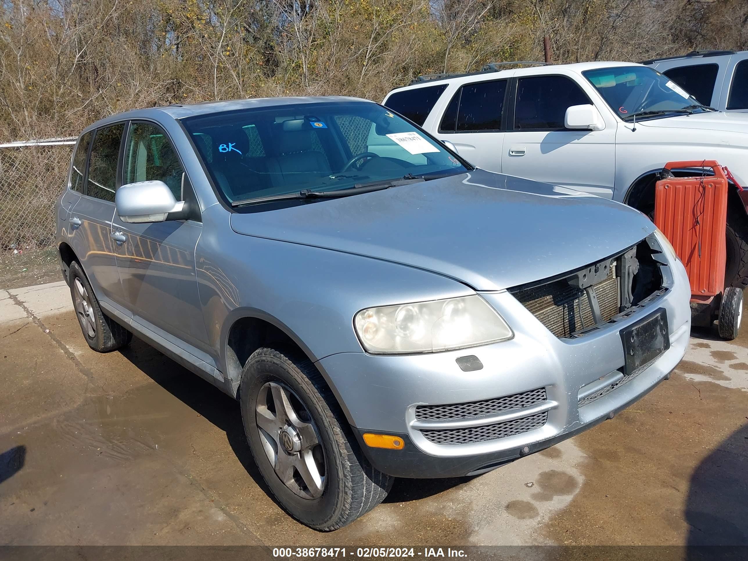 VOLKSWAGEN TOUAREG 2006 wvgzg77l16d003014