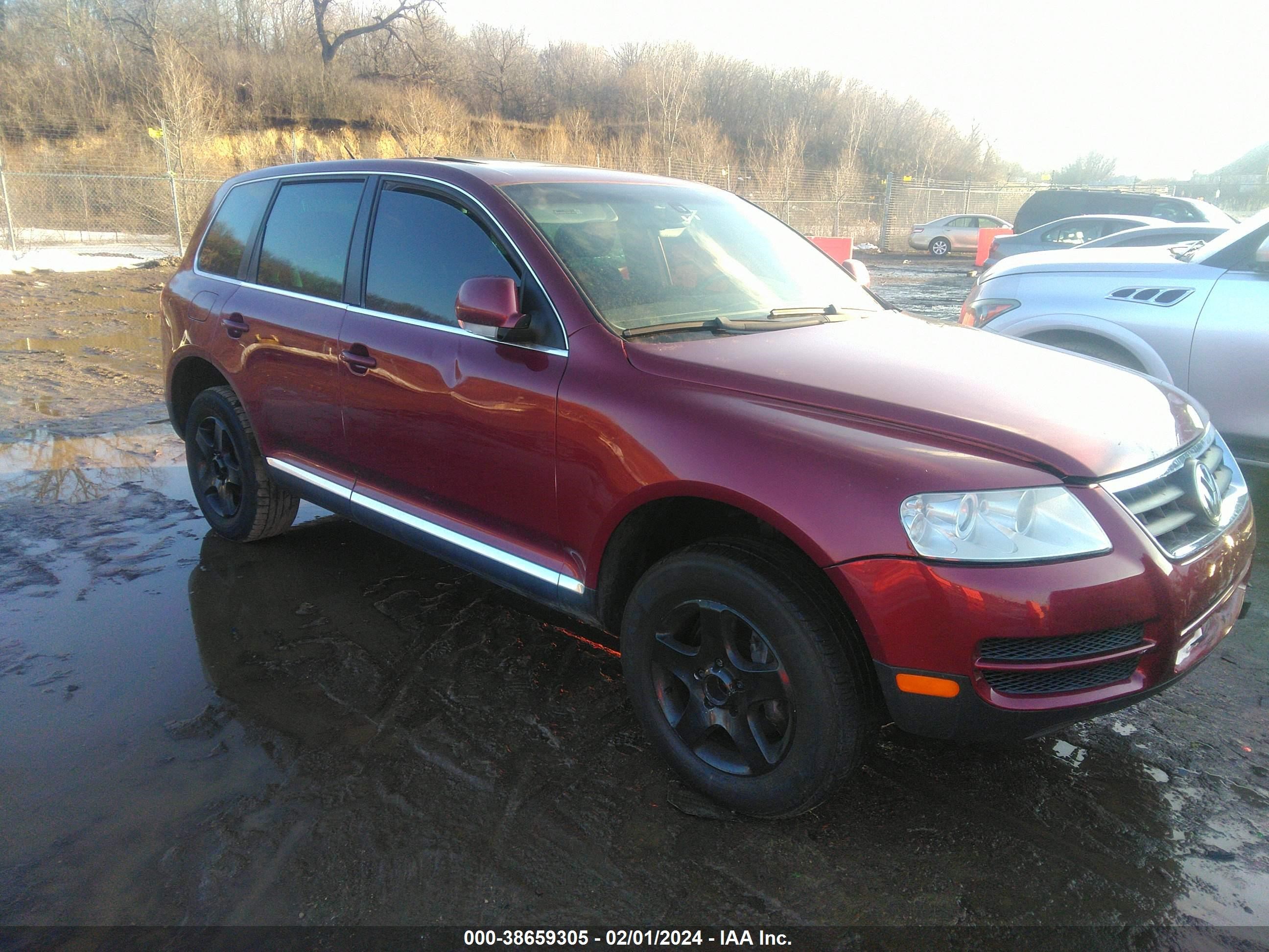 VOLKSWAGEN TOUAREG 2006 wvgzg77l16d024445