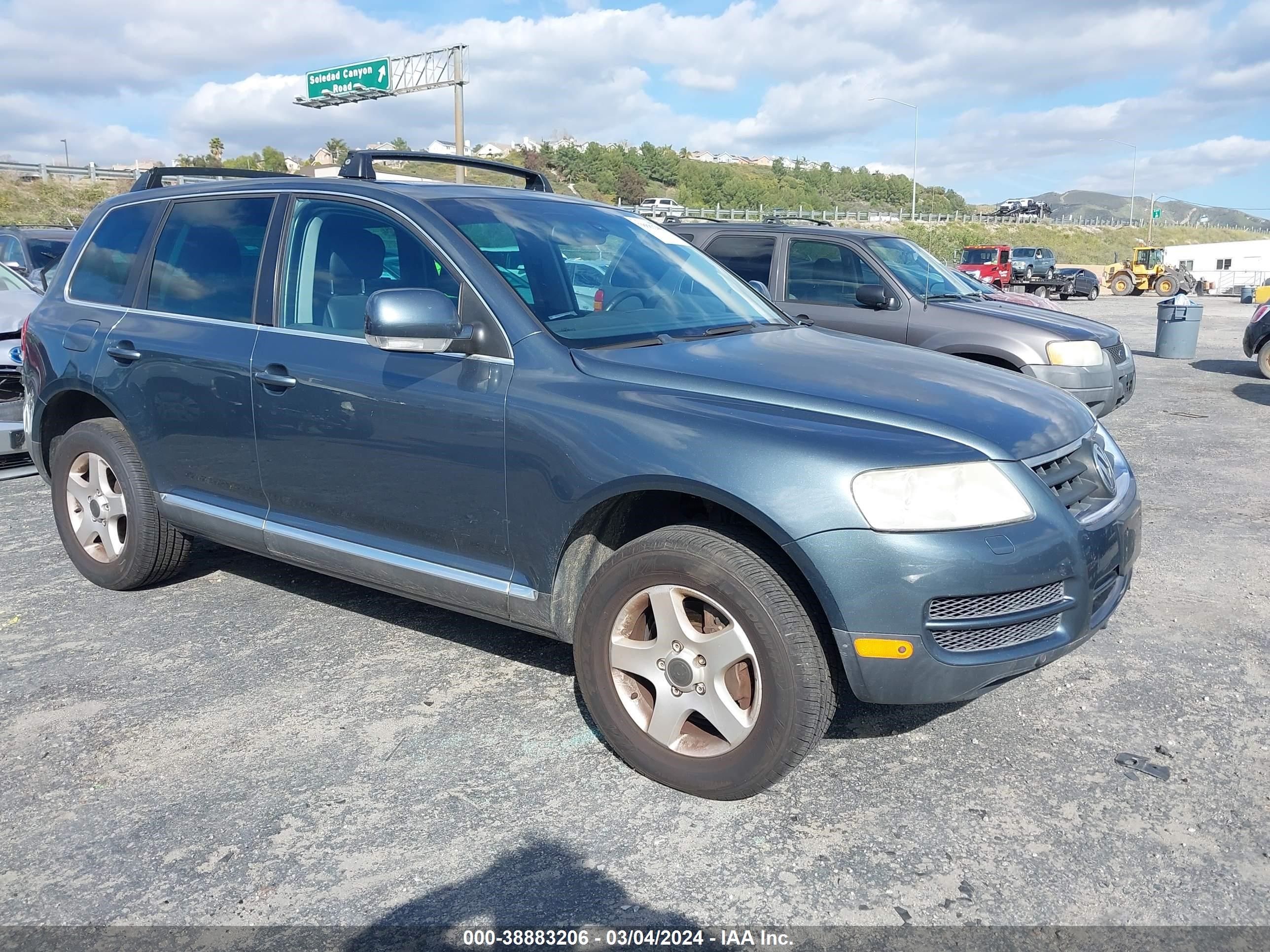 VOLKSWAGEN TOUAREG 2006 wvgzg77l76d045607