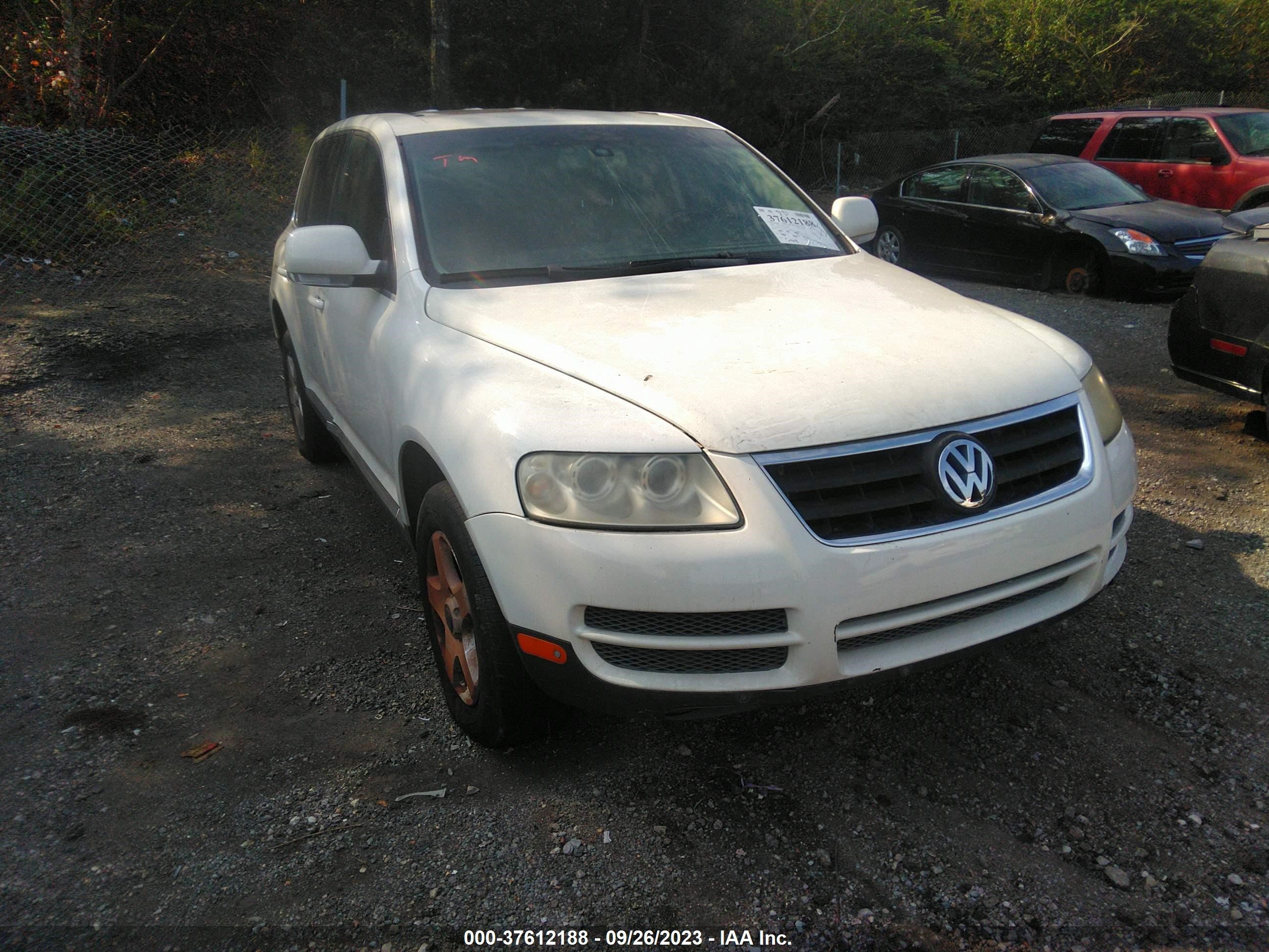 VOLKSWAGEN TOUAREG 2006 wvgzg77l86d027486