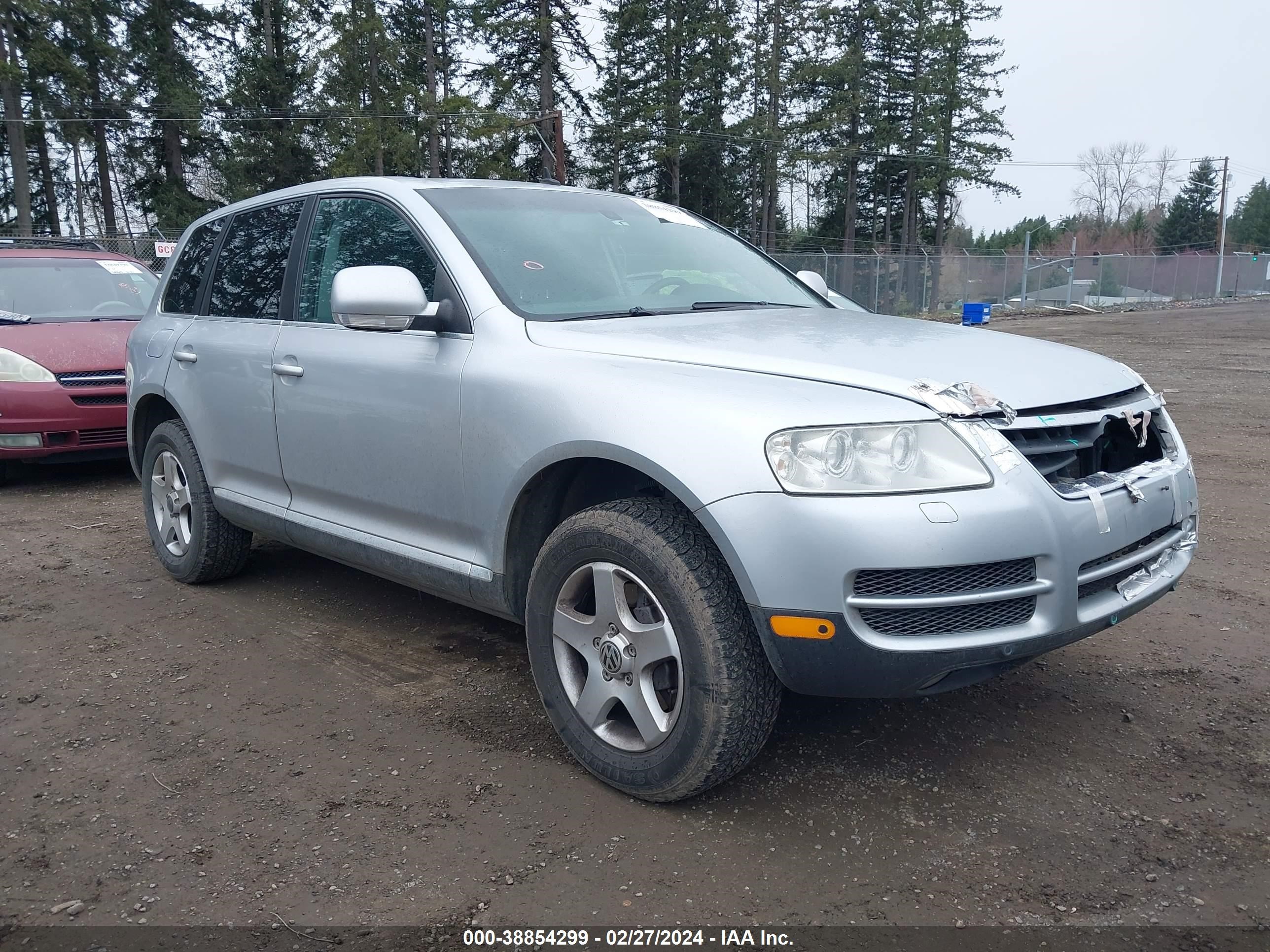 VOLKSWAGEN TOUAREG 2005 wvgzg77lx5d038102