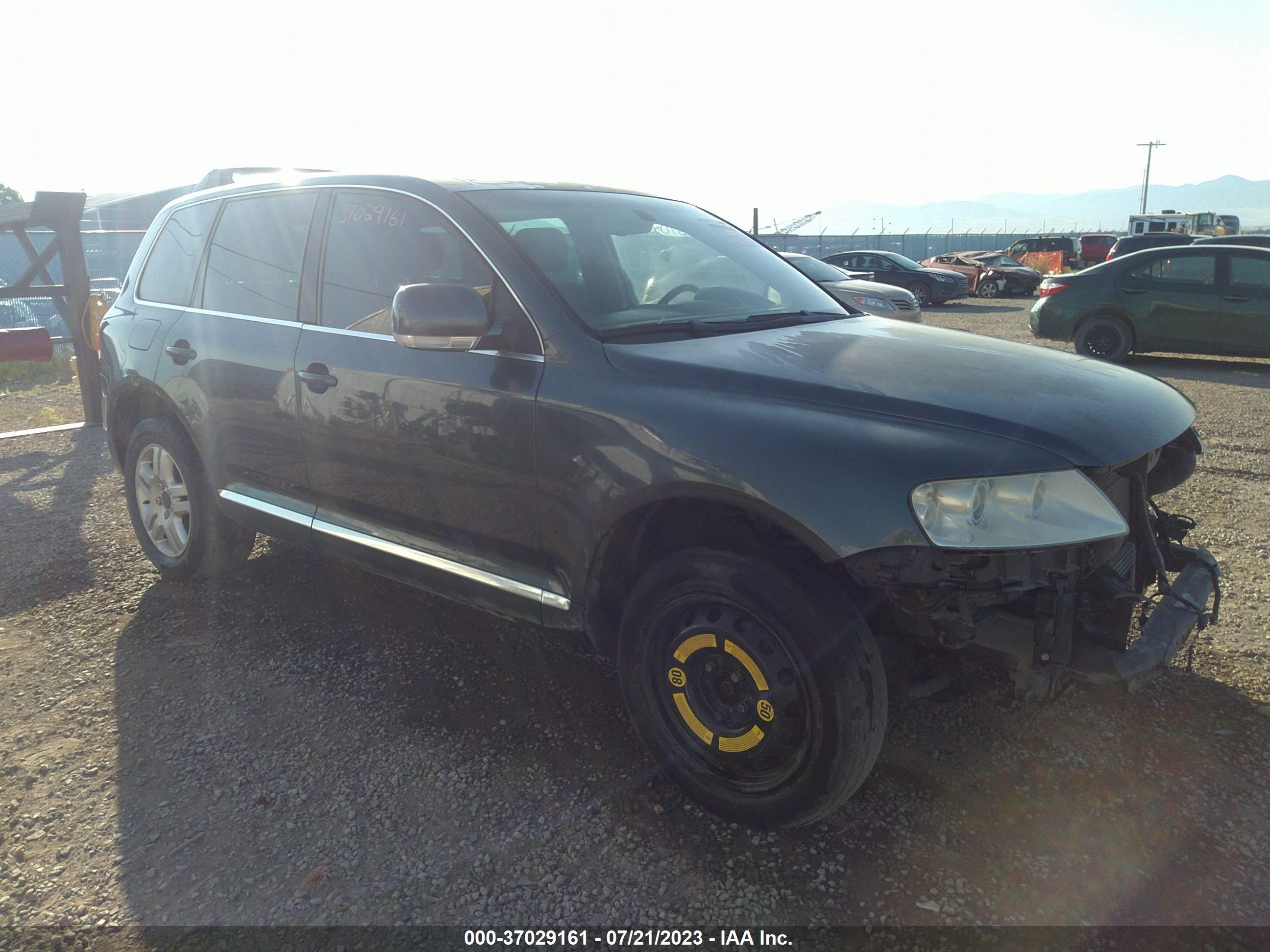 VOLKSWAGEN TOUAREG 2005 wvgzm77l25d076318