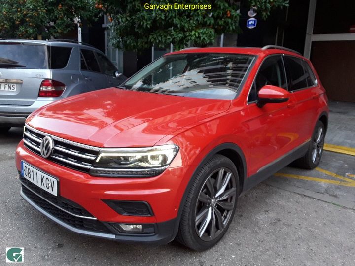 VOLKSWAGEN TIGUAN 2018 wvgzzz5nzjw325107