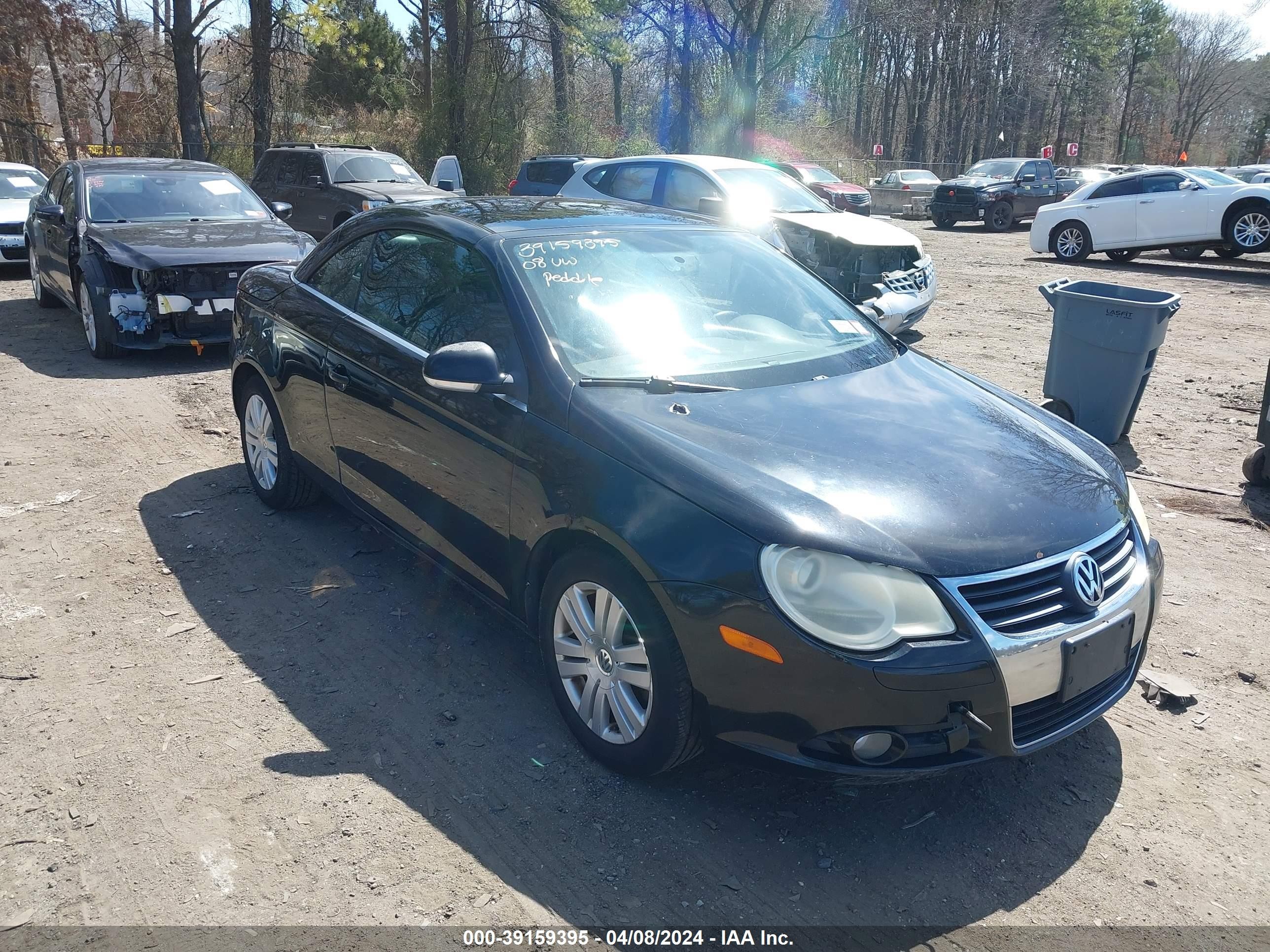 VOLKSWAGEN EOS 2008 wvwaa71f38v048197